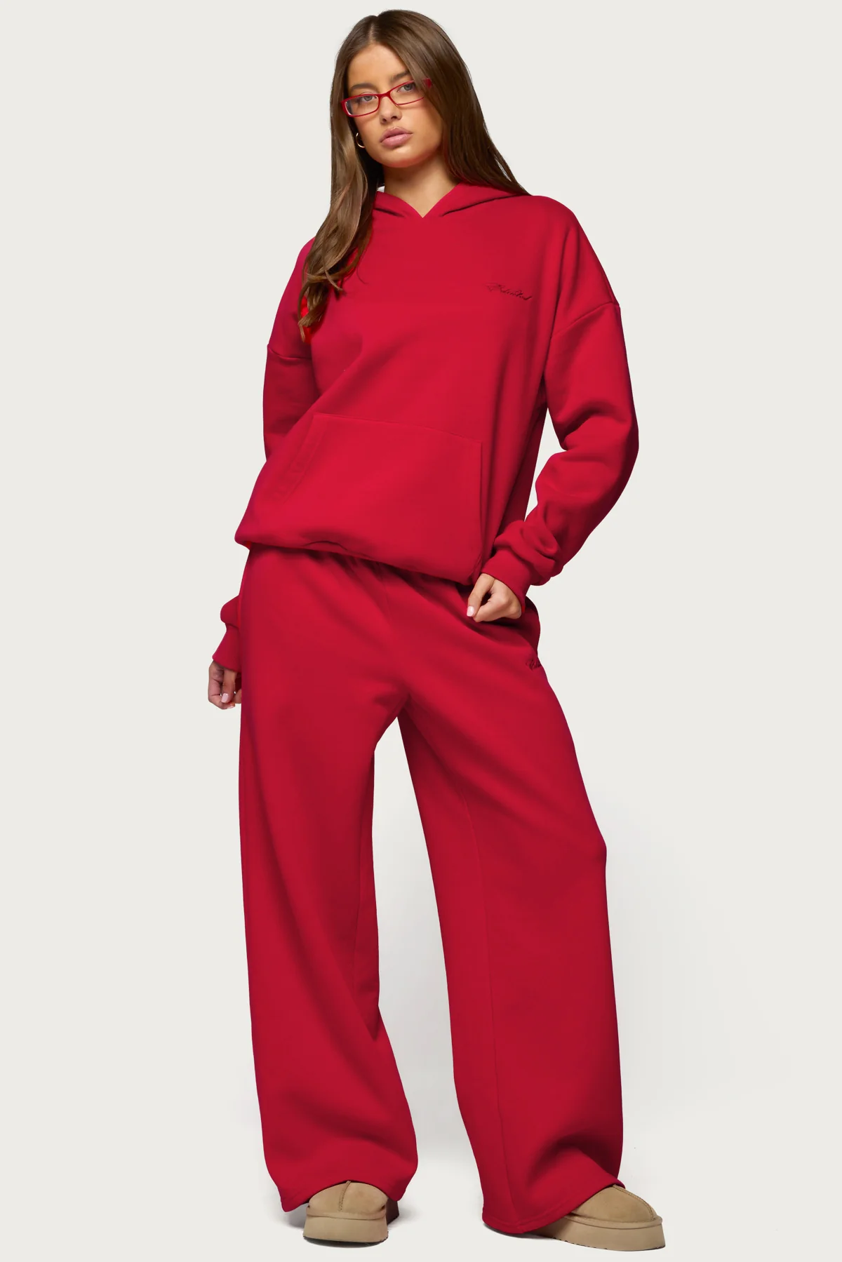 Basic Girl Wide Leg Edikted Sweatpants