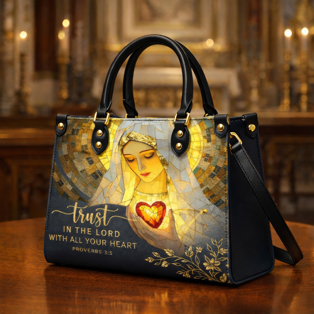 Christian Faith Art Print Handbag