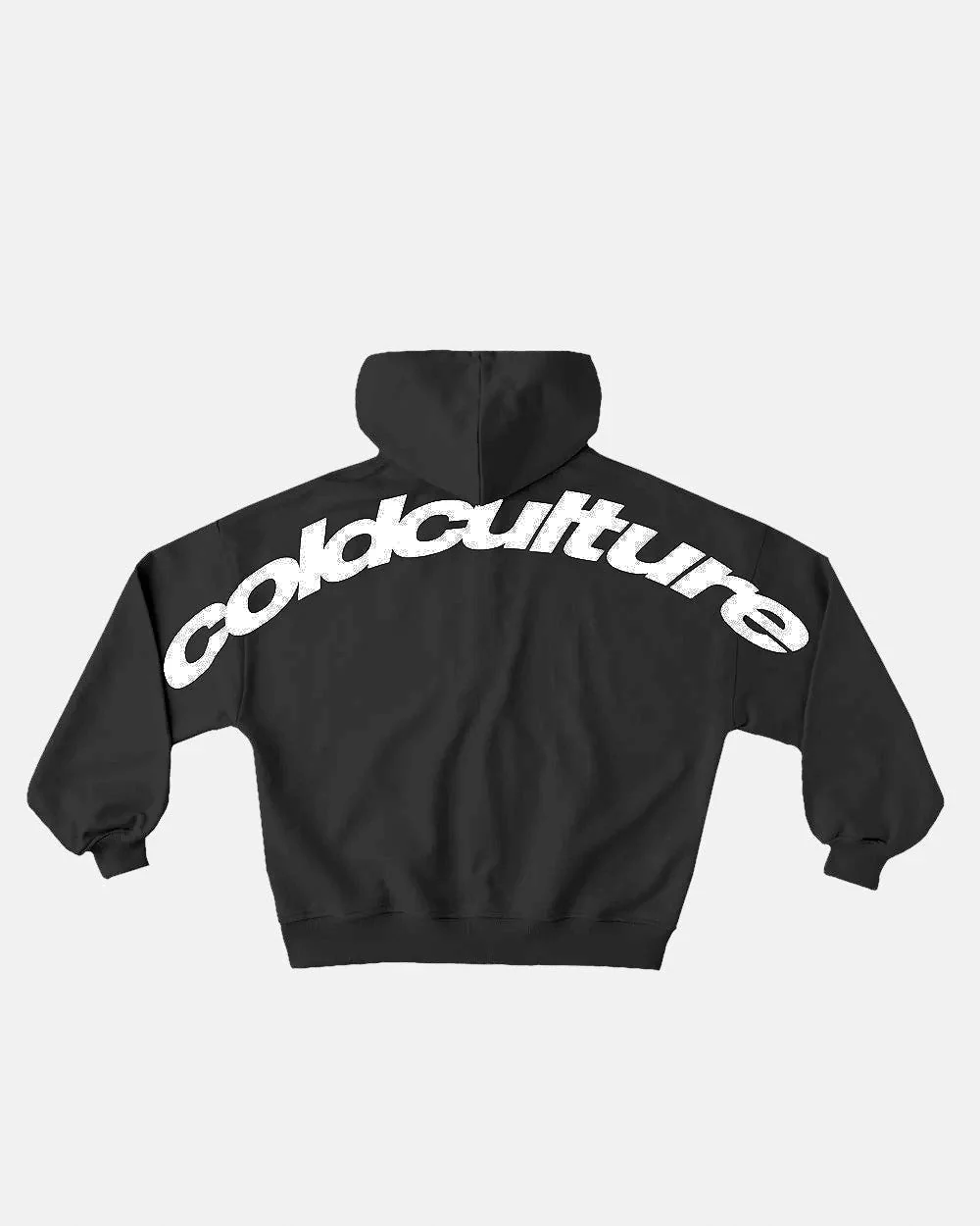 CURVED ZIP HOODIE INDIA INK