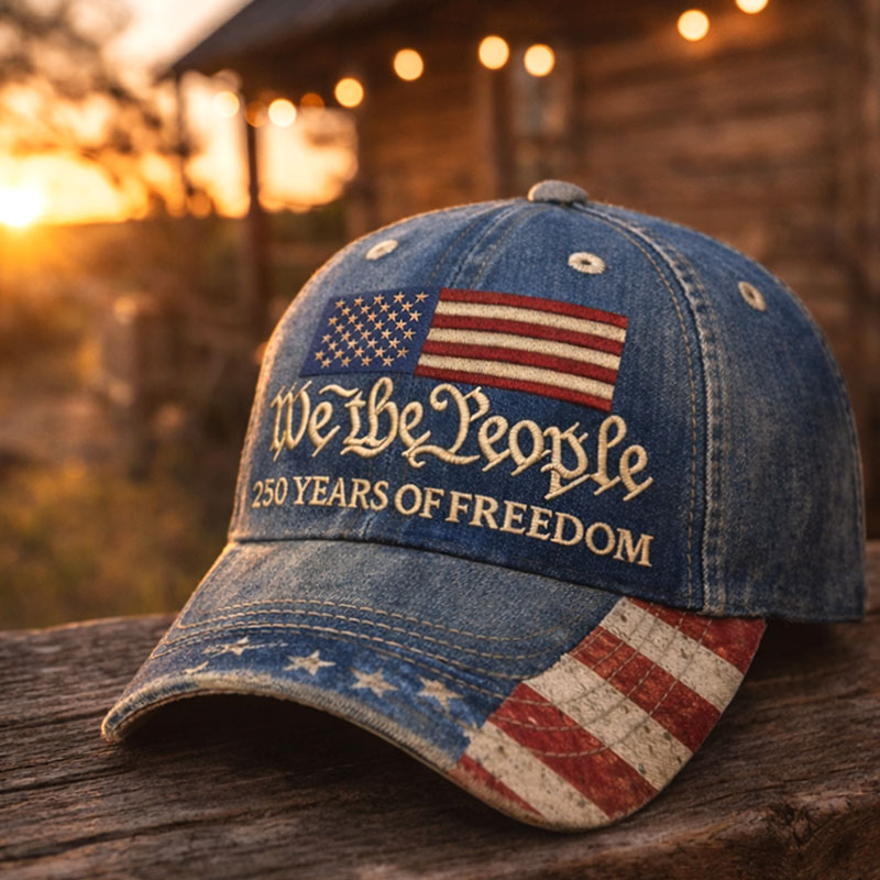 US Retro 250th Anniversary Casual Hat