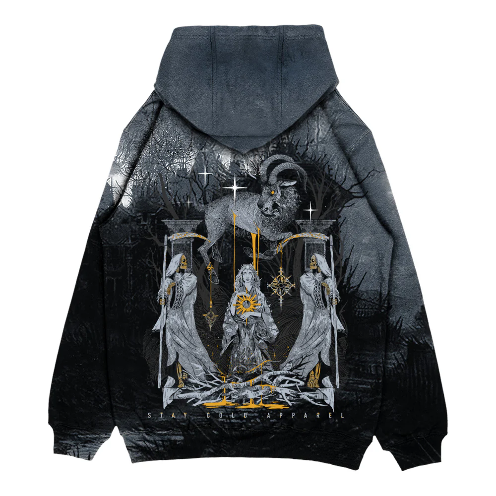 Full Moon Ritual - Customized Oversized Hoodie (350GSM)