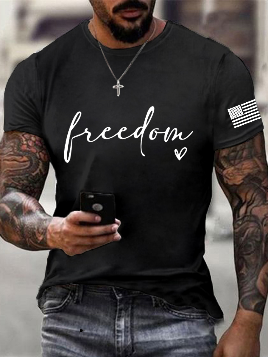 Men's Freedom Charlie Kirk Tee