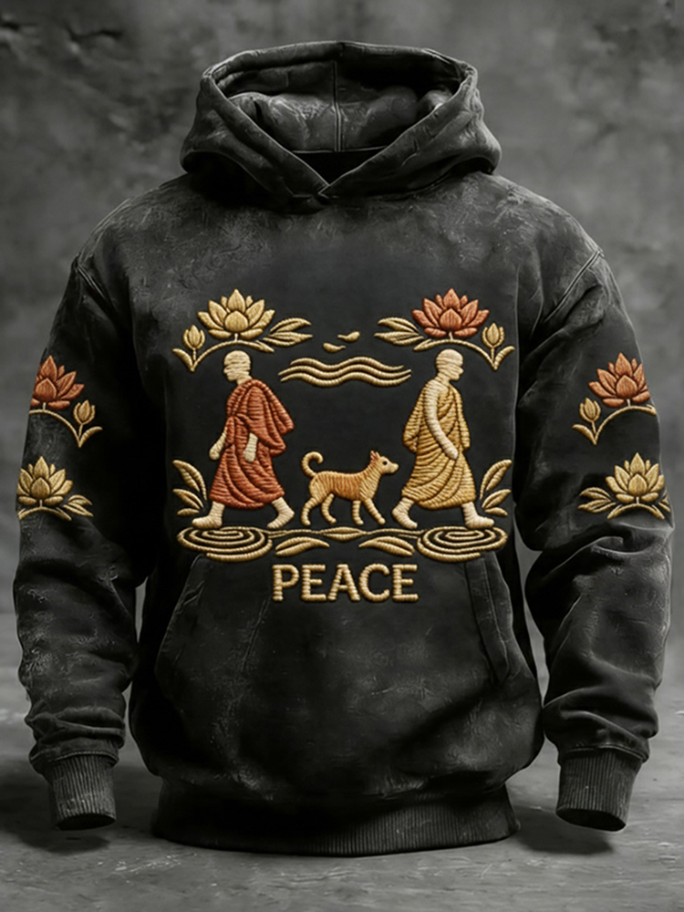 Men's Walk For Peace Art Print Hoodie