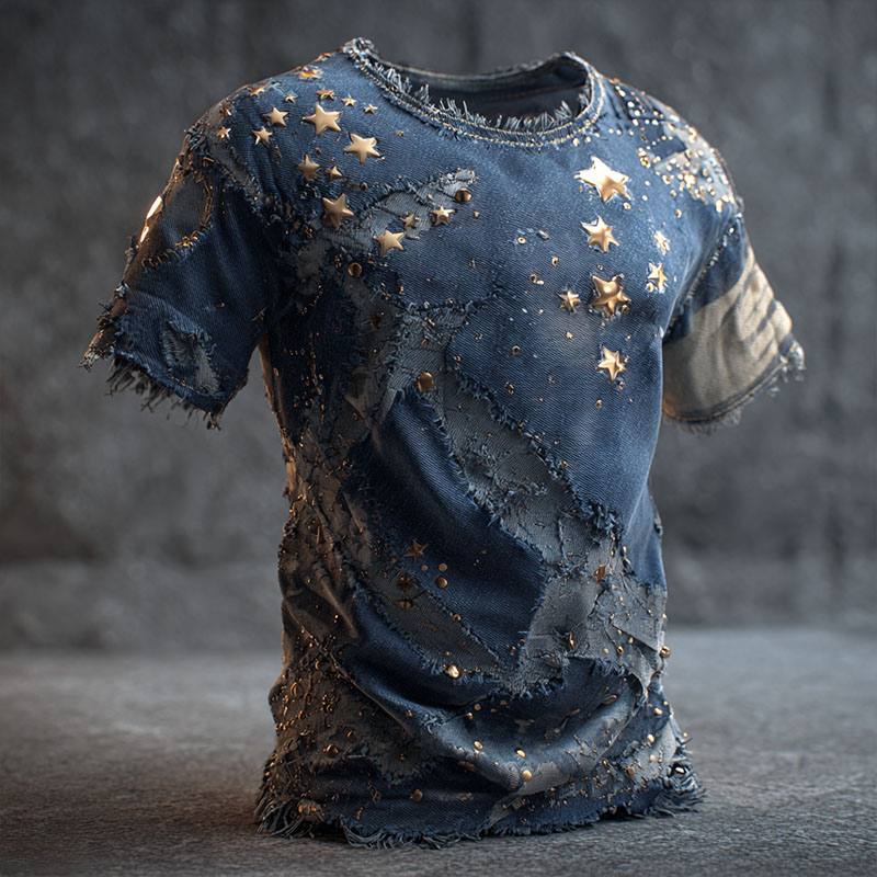 US 250th Anniversary Print Short Sleeve T-Shirt