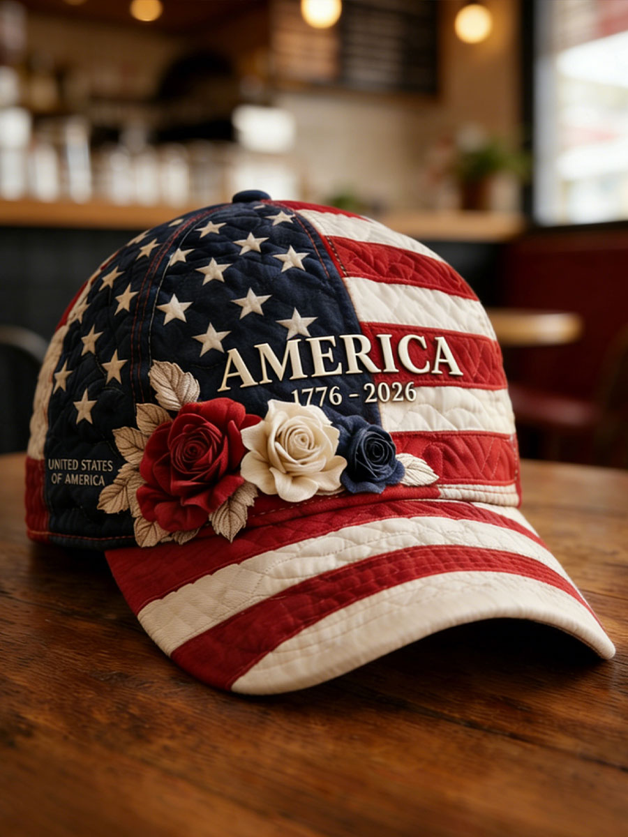 1776-2026Floral Flag Unisex Hats