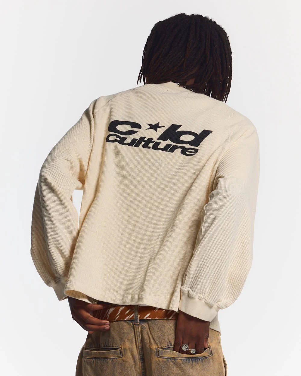 THERMAL LONGSLEEVE TEE WHITE