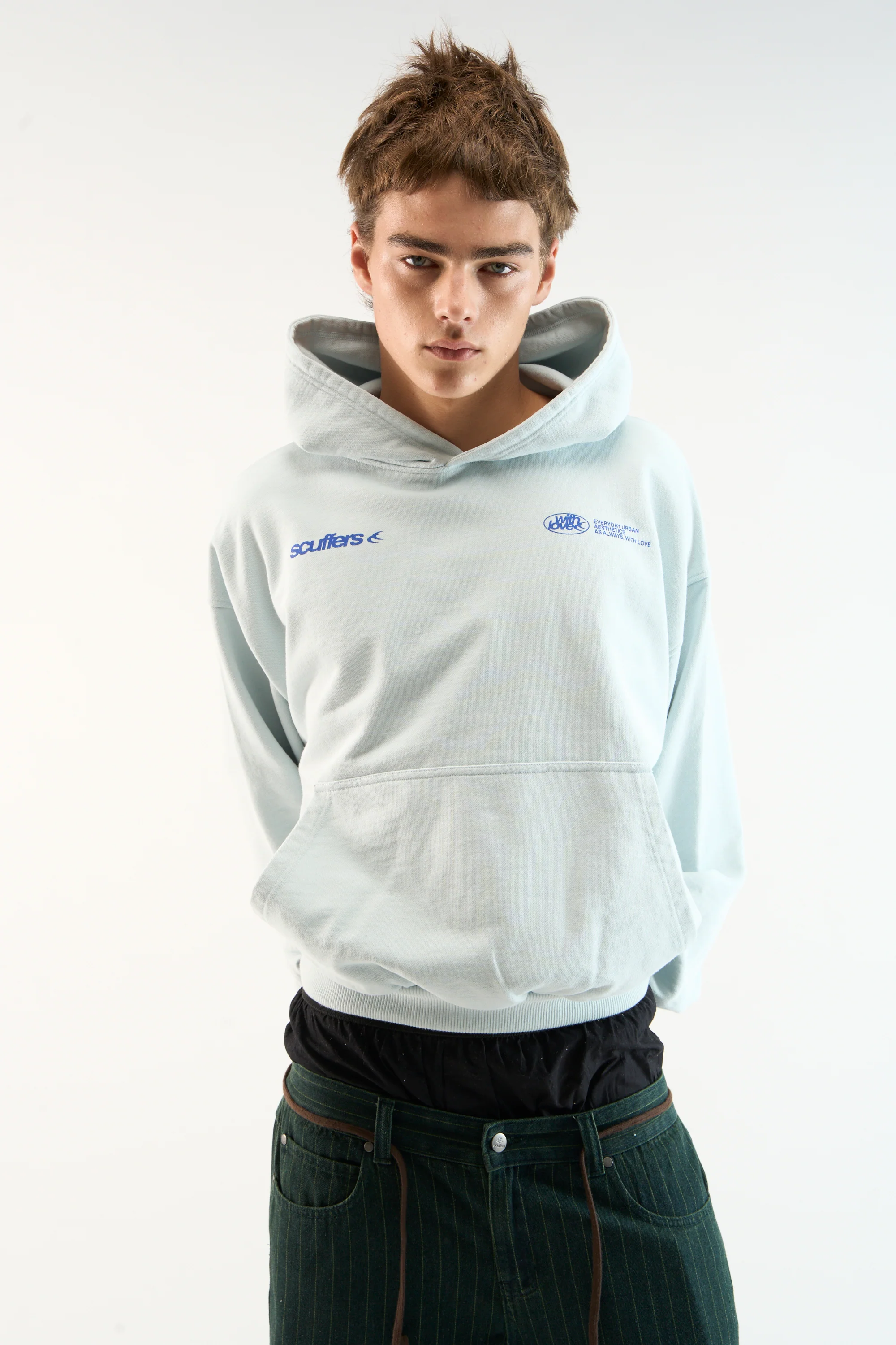 Sign Light Blue Hoodie