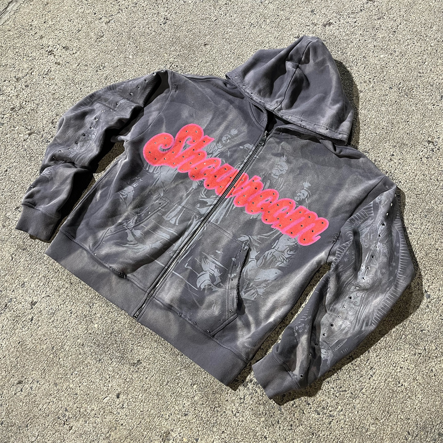 Victory Goddess Casual Street Retro Zipper Hoodie