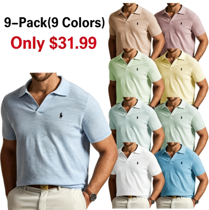 Riviera™ Textured Knit Retro Polo