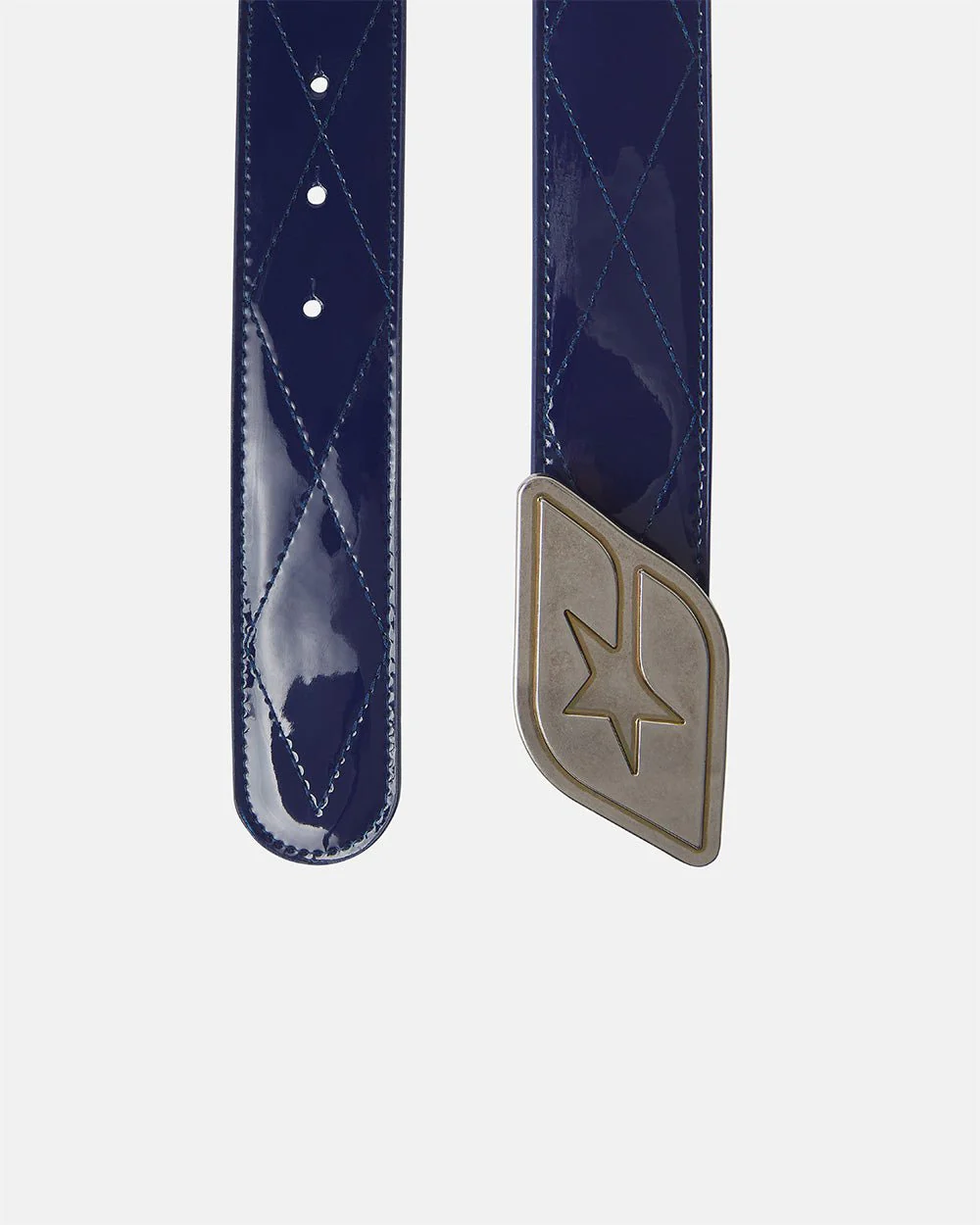 ORIGINAL LEATHER BELT GLOSSY DARK BLUE