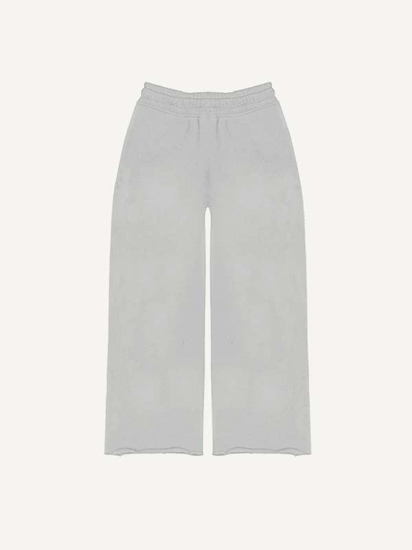 Colorblock Eye&Graphic Print Elastic Waist Pants