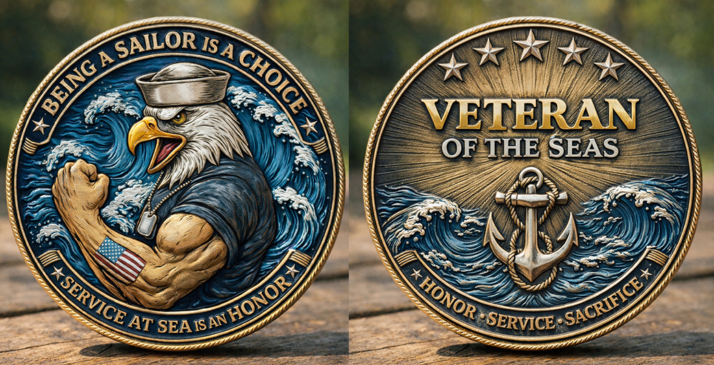 🏆Flash Sale 60% OFF - Veteran of the Seas Commemorative Coin
