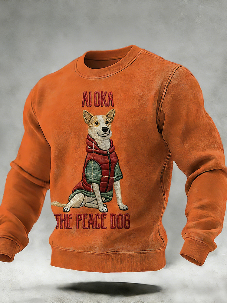 Aloka The Peace Dog Vintage Washed Sweatshirt
