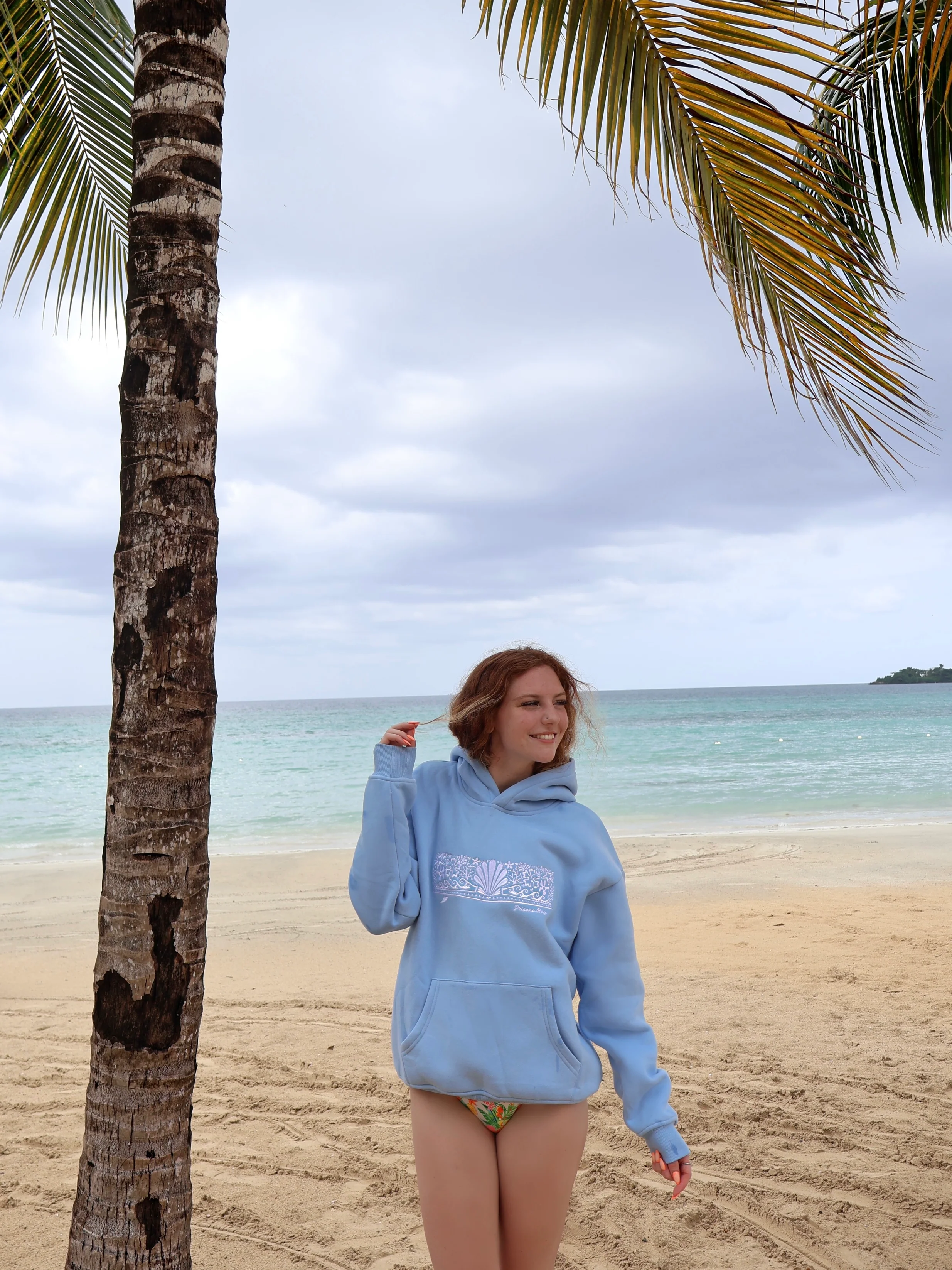 Paradise Hoodie in Tidal Blue