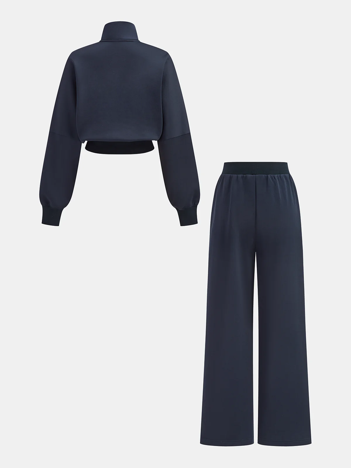 Quadruple Stripe Sweatshirt and Pants Set