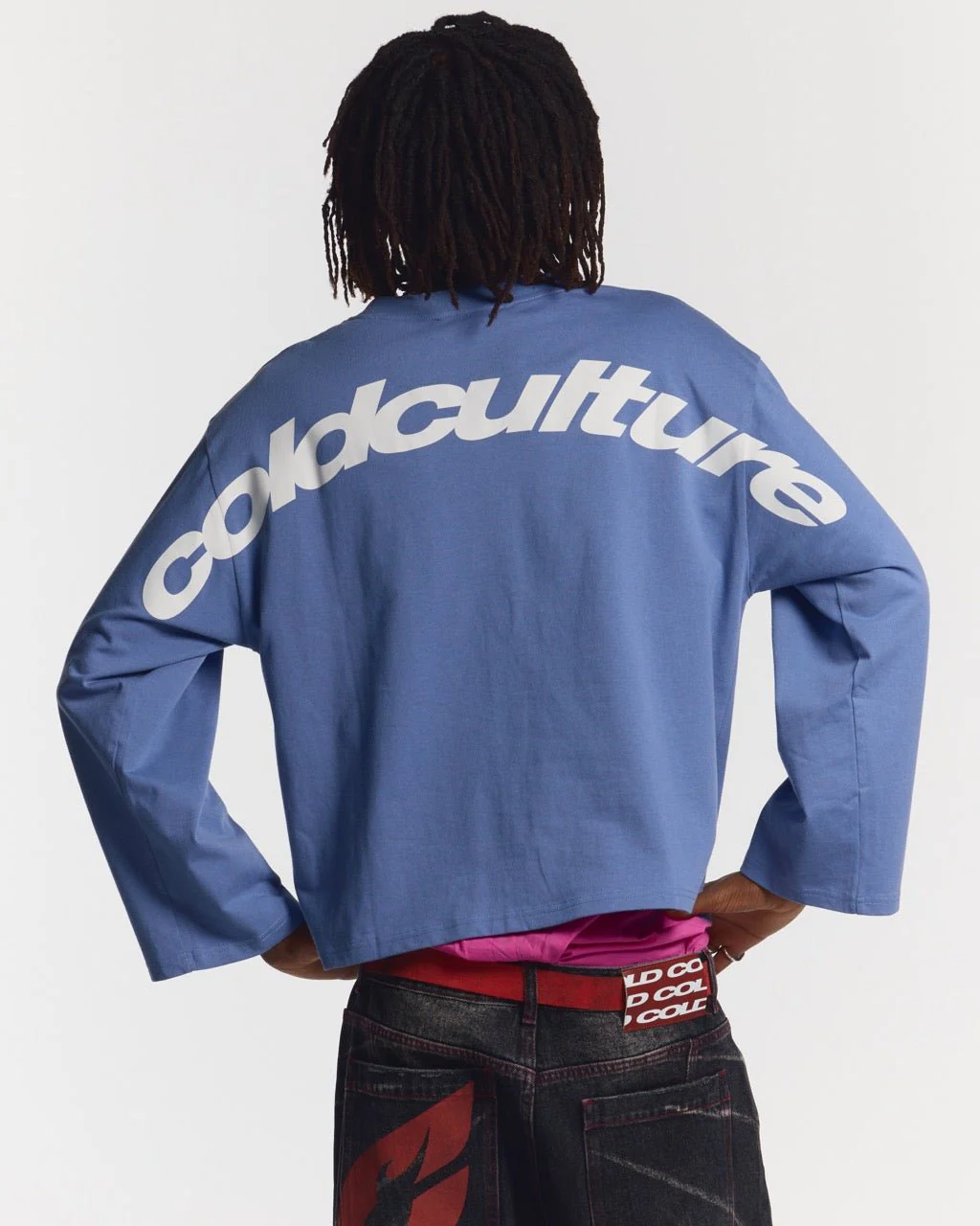 CURVED LONGSLEEVE BLUE