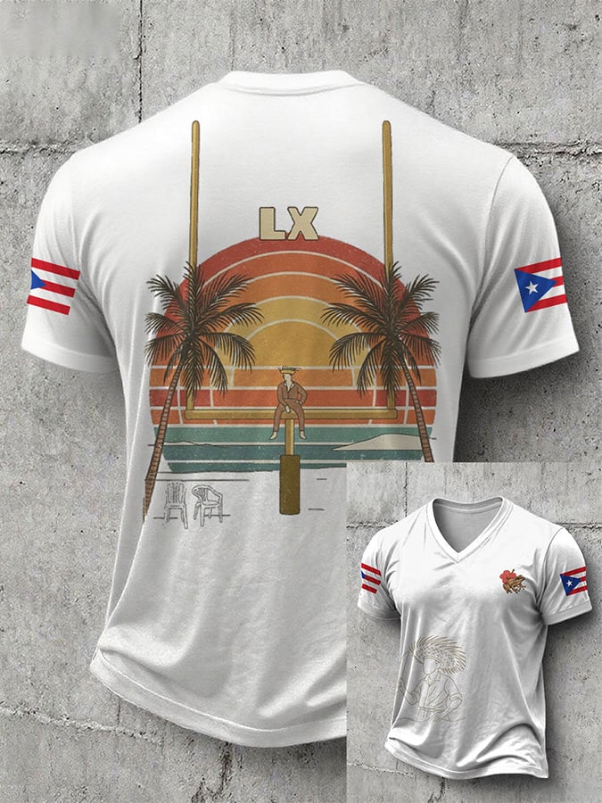 Men's Puerto Rico Print T-shirt