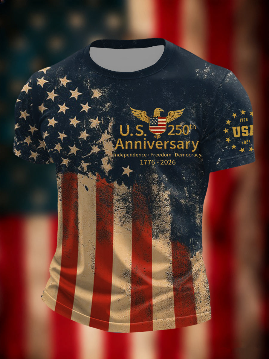 Men's American 250th Anniversary Commemorative T-Shirt