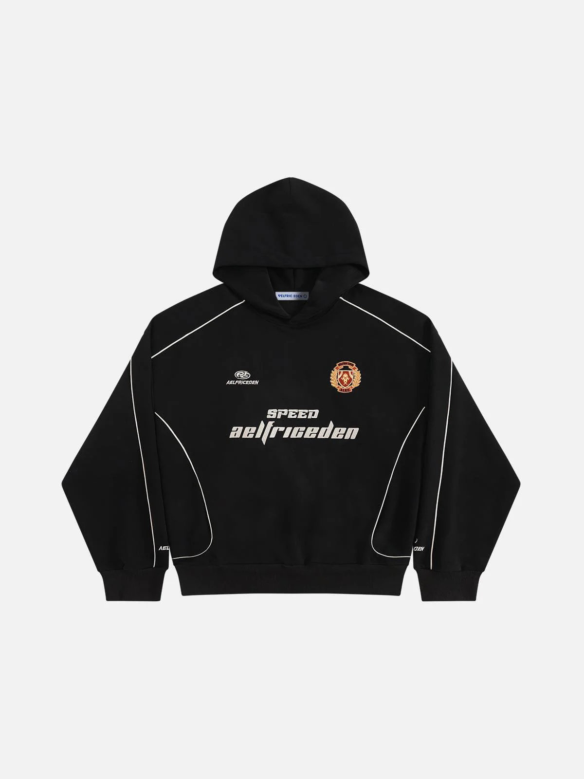 Aelfric Eden Oversized Applique 77 Pullover Hoodie