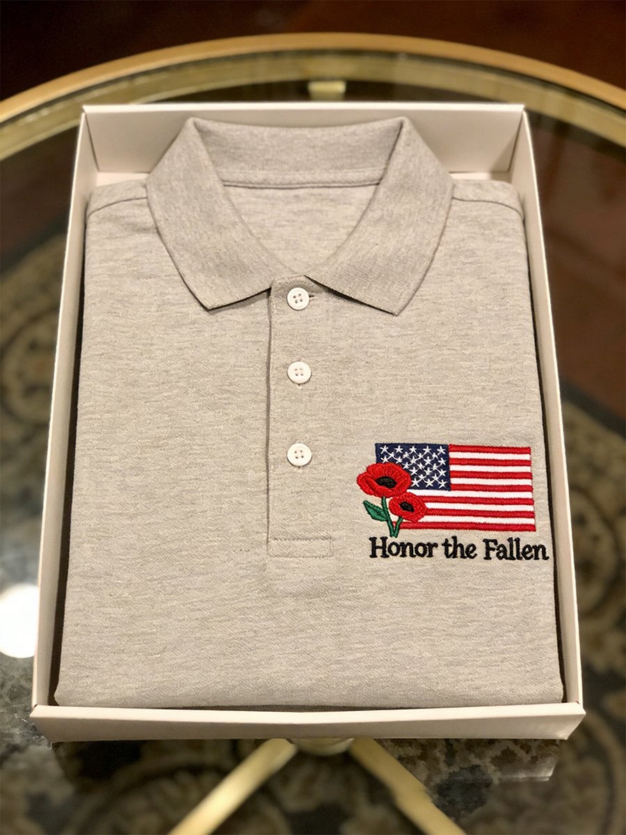 Men's Memorial Day Short-Sleeve Polo Shirt