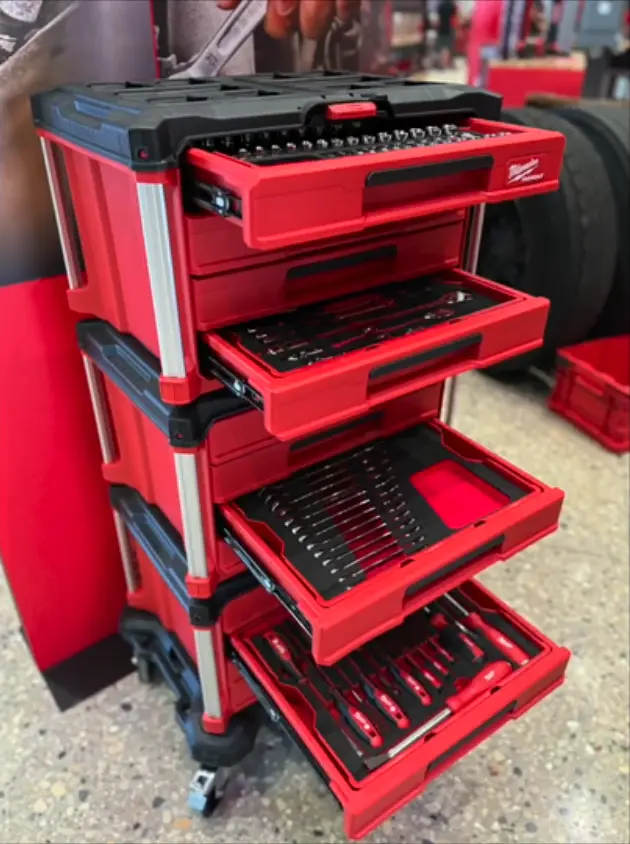 366-pc Master Mechanics Hand Tool Set with PACKOUT Drawers and Dolly