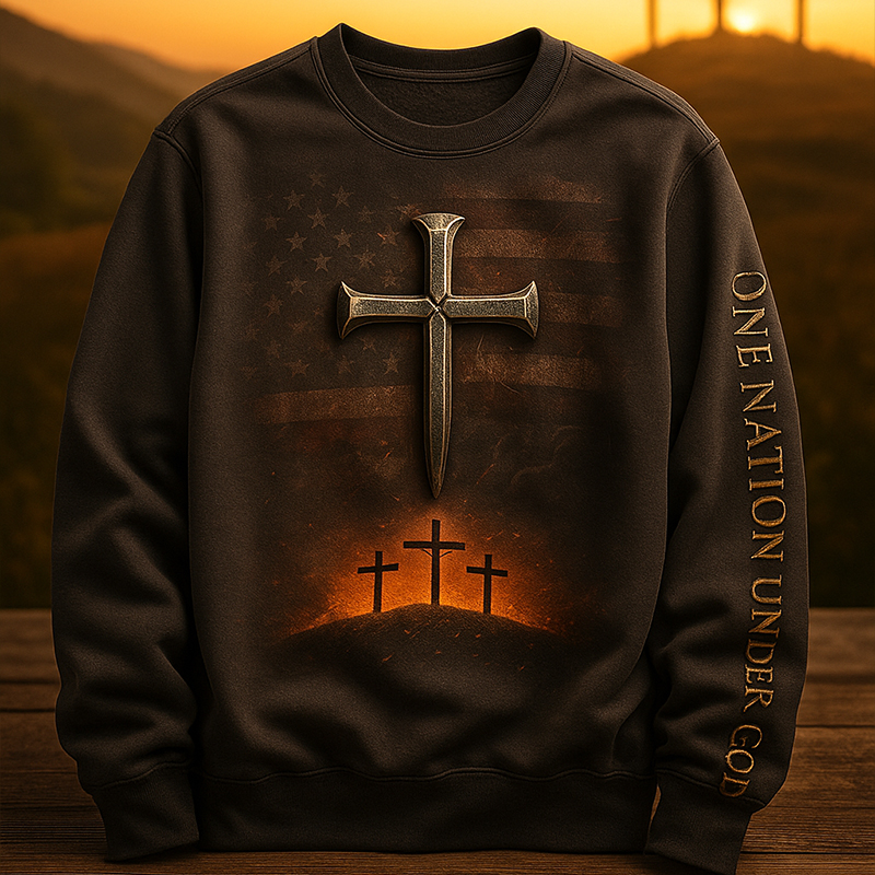 Christian Faith Art Print Casual Sweatshirt