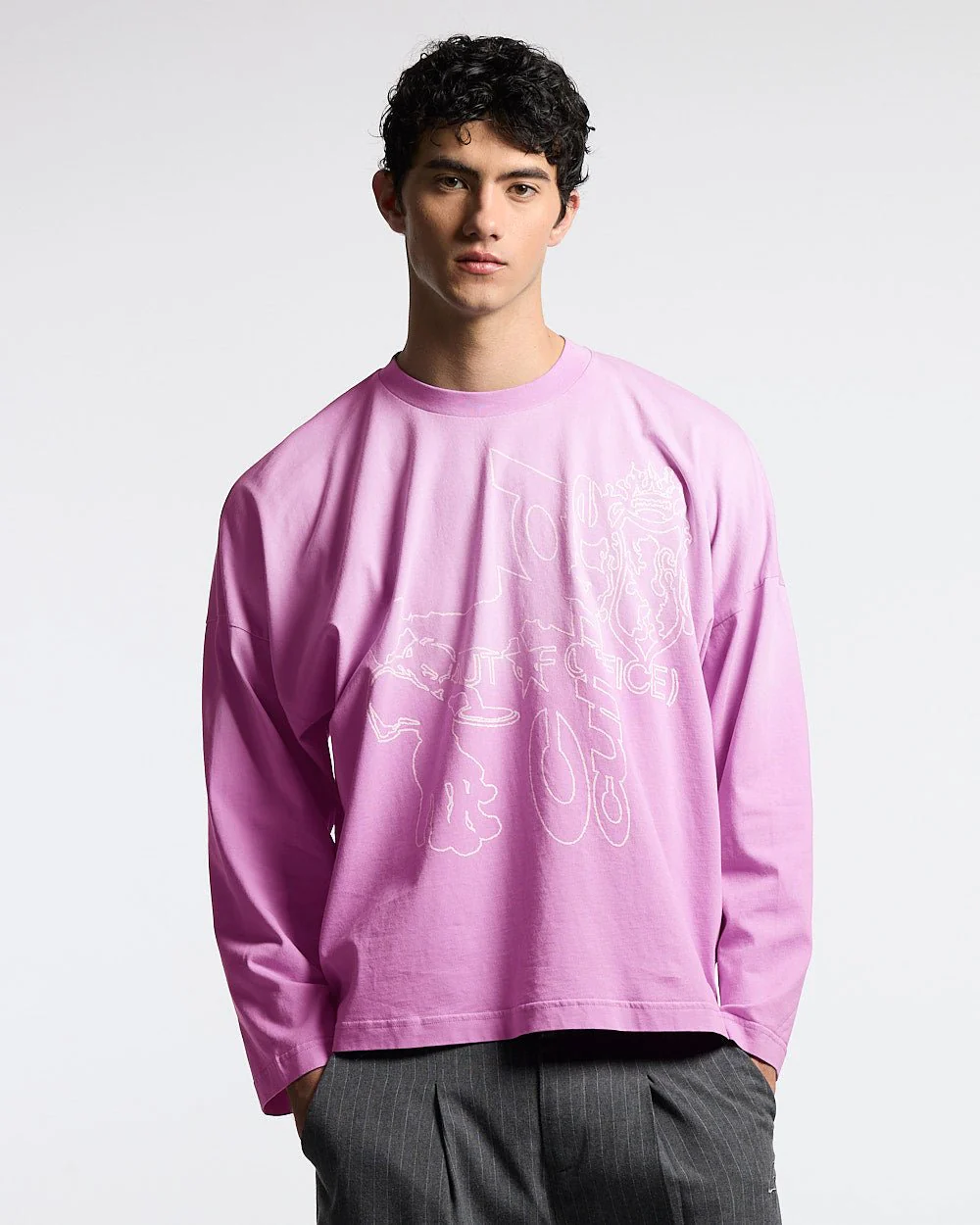 OUT OF THE OFFICE LONGSLEEVE PINK
