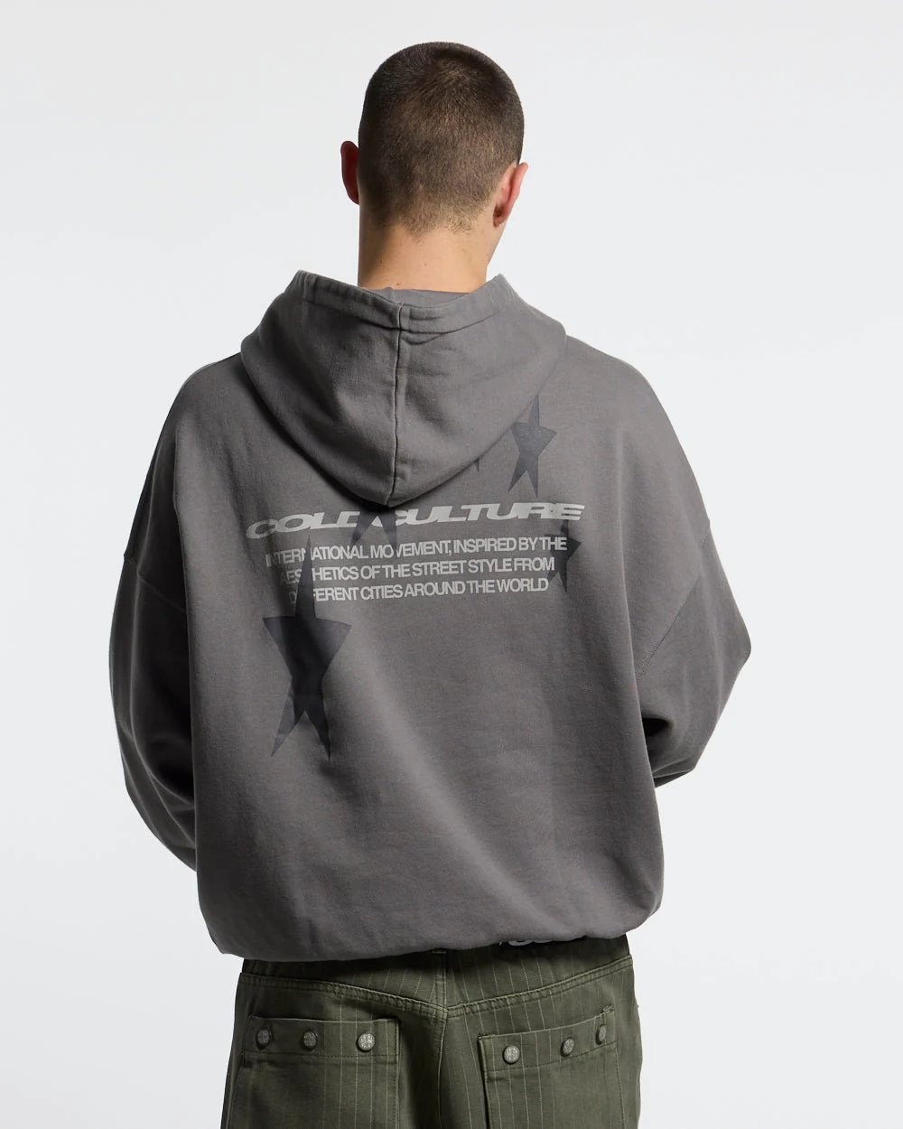 COSMOS ARC HOODIE SMOKEY GREY