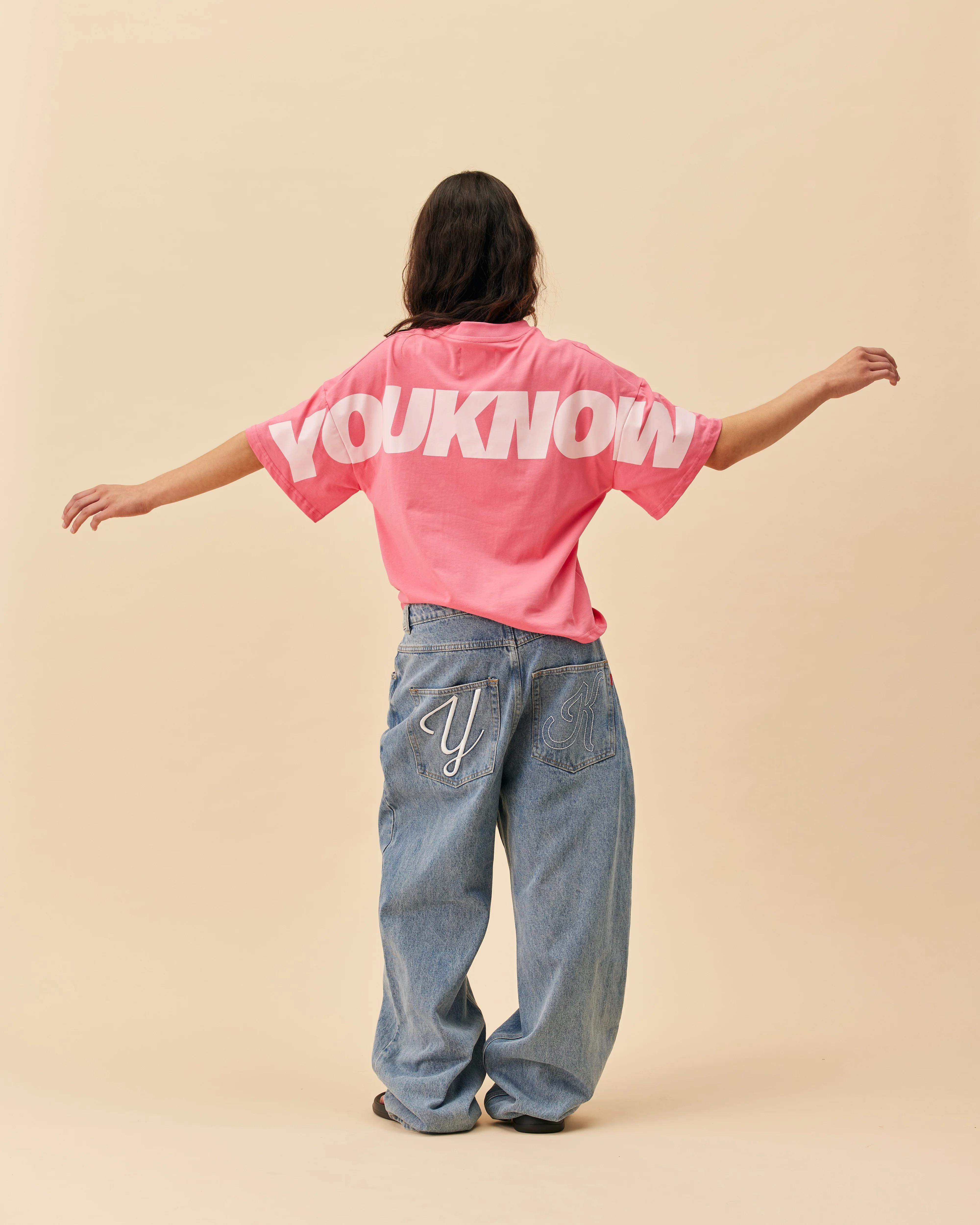 Big Back Tee | Pink