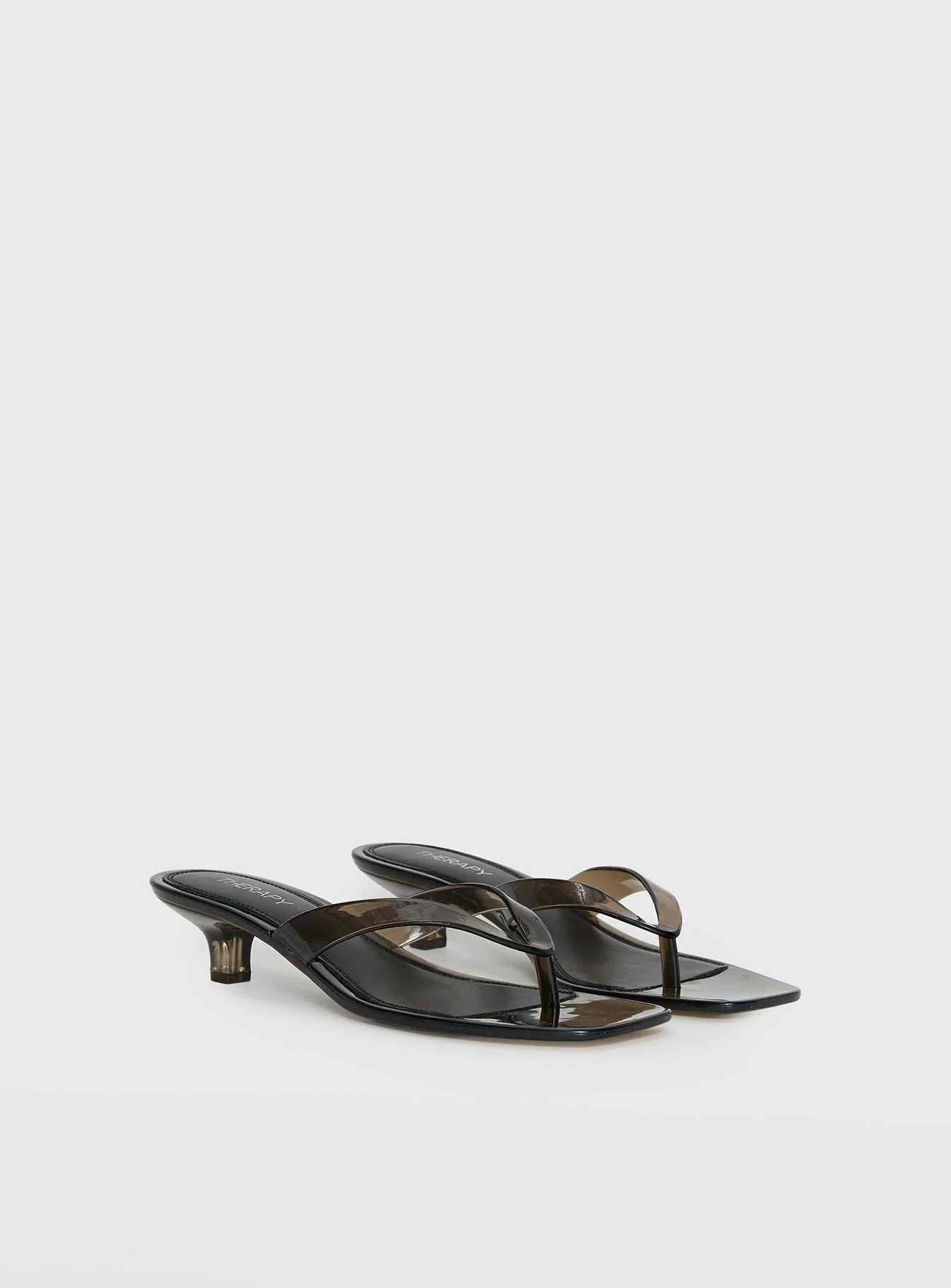 Therapy Jellyz Kitten Heels Smoke