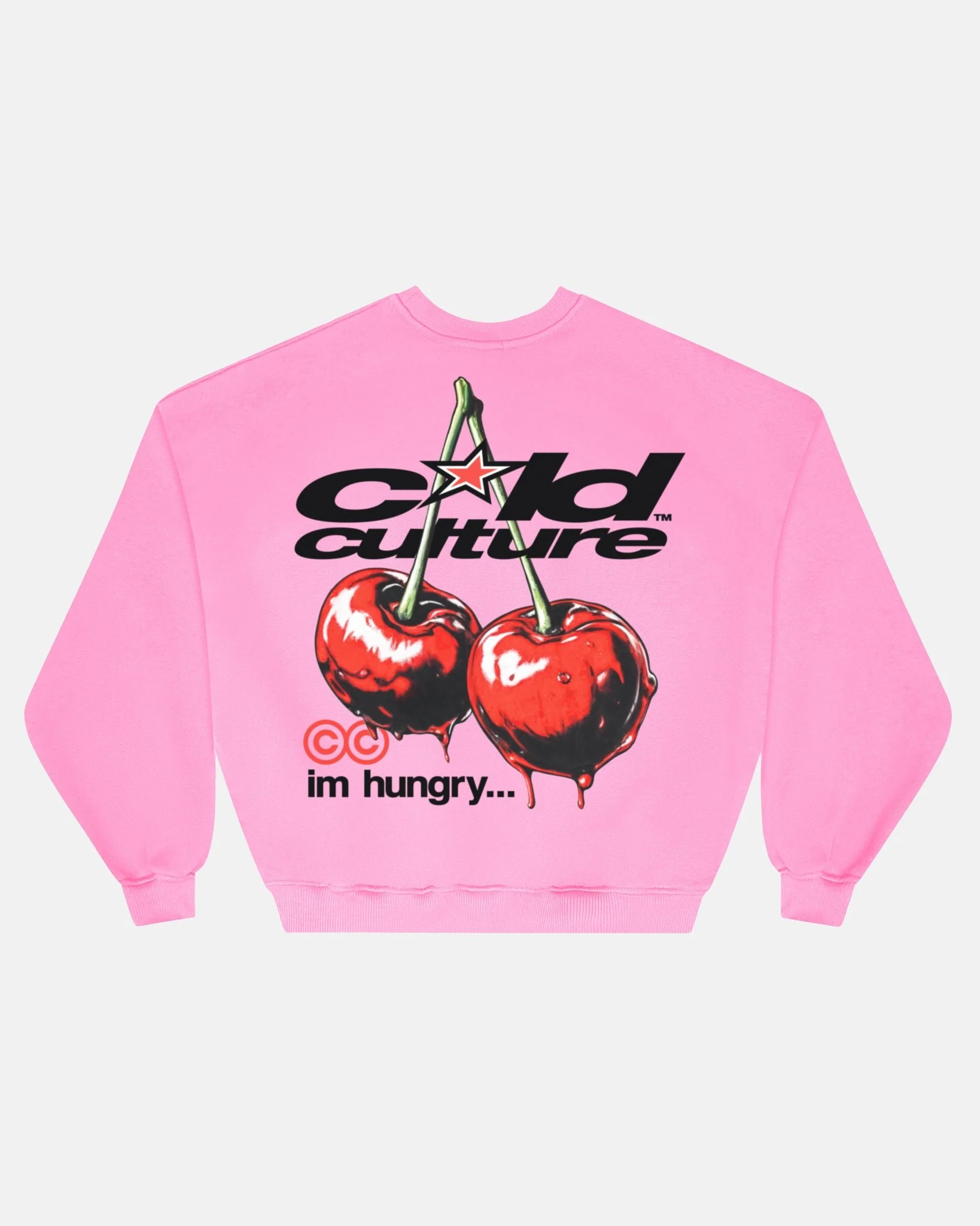 CHERRY CREWNECK PINK