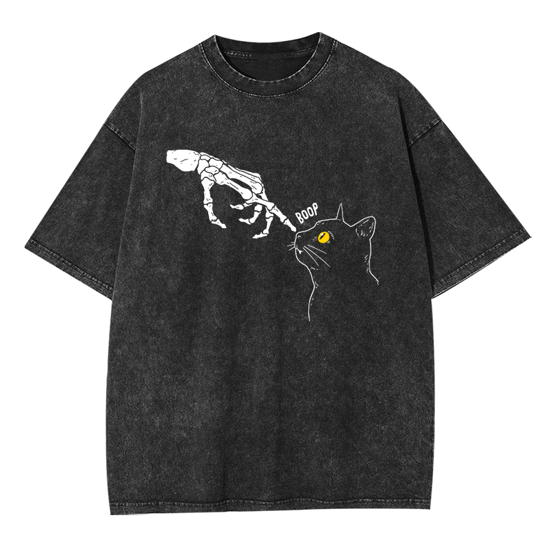 Boop Cat Washed T-shirt