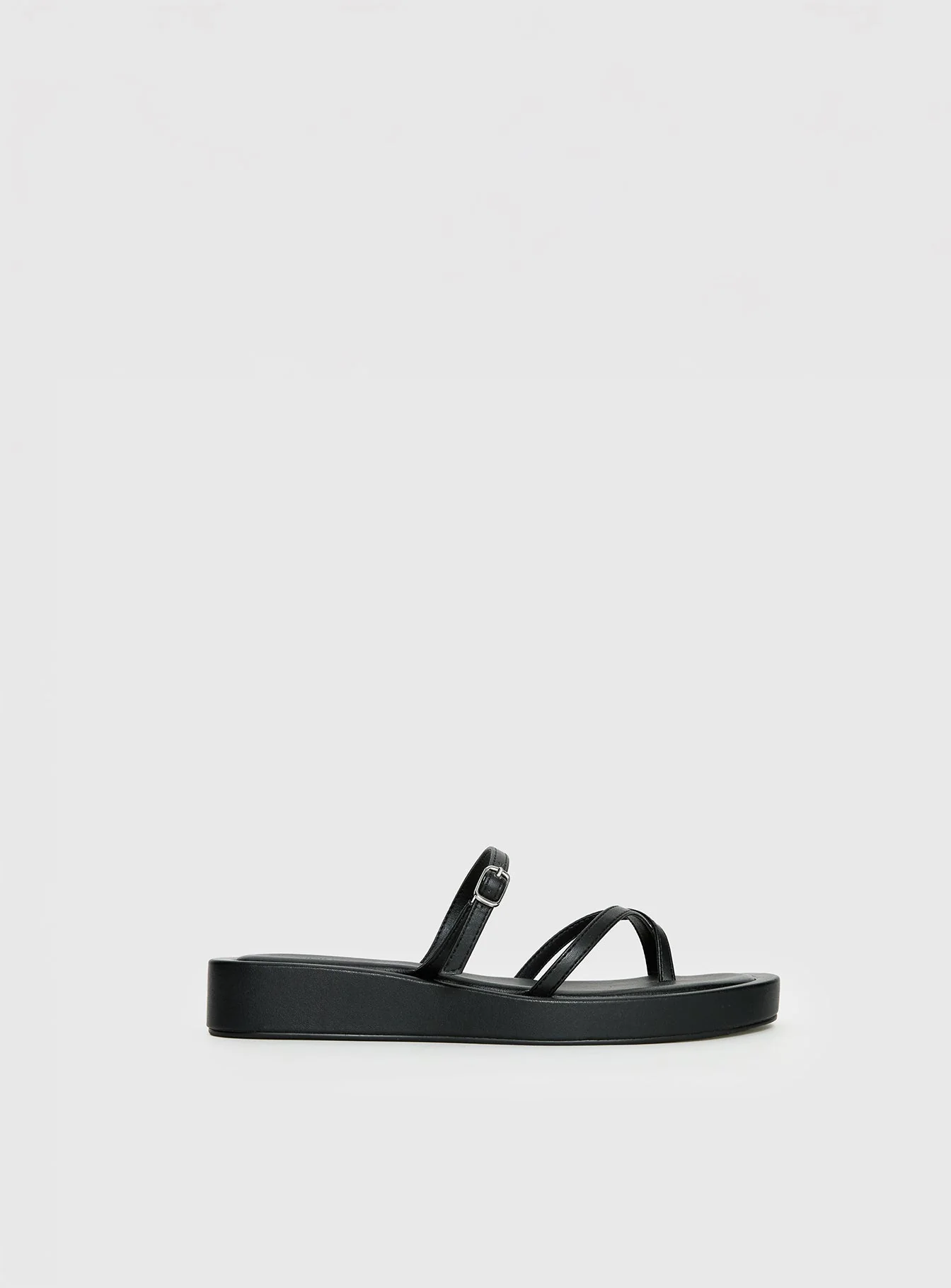 Riki Mini Belt Sandals Black