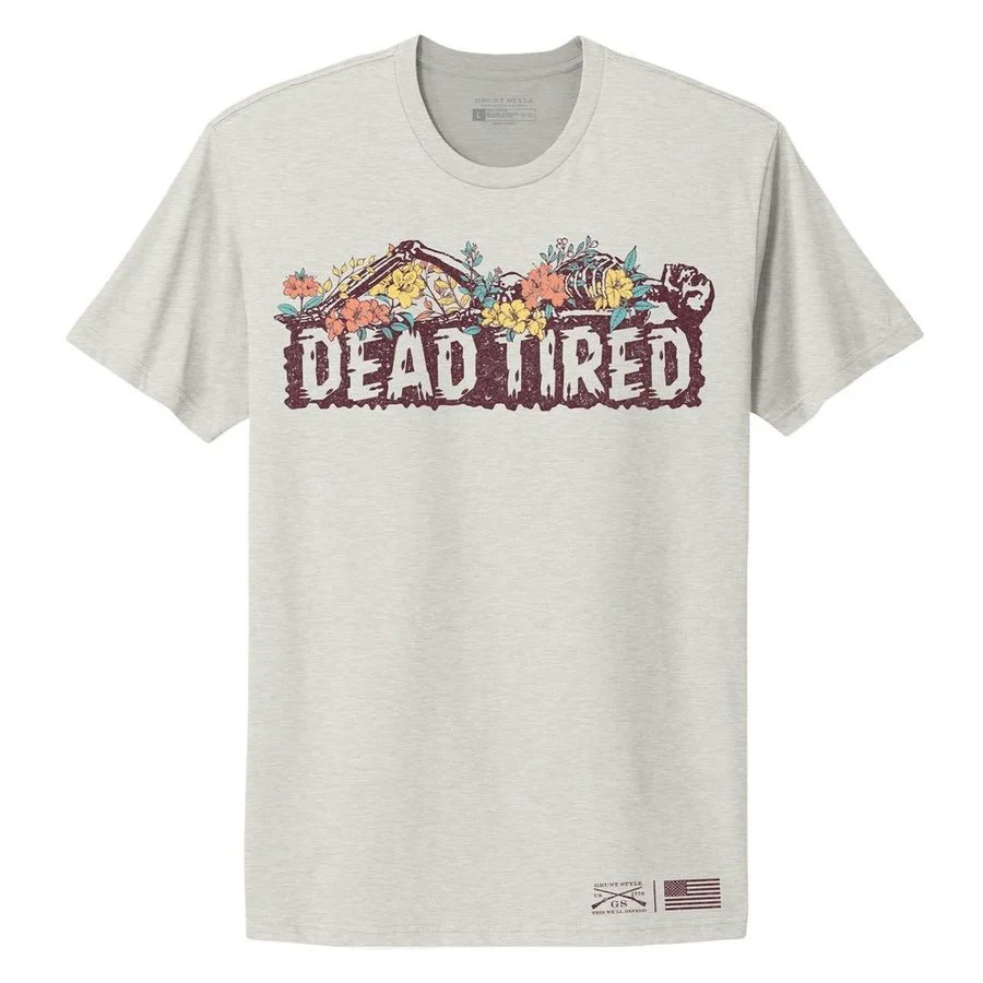 Women's Dead Tired Boyfriend Fit T-Shirt - Sand