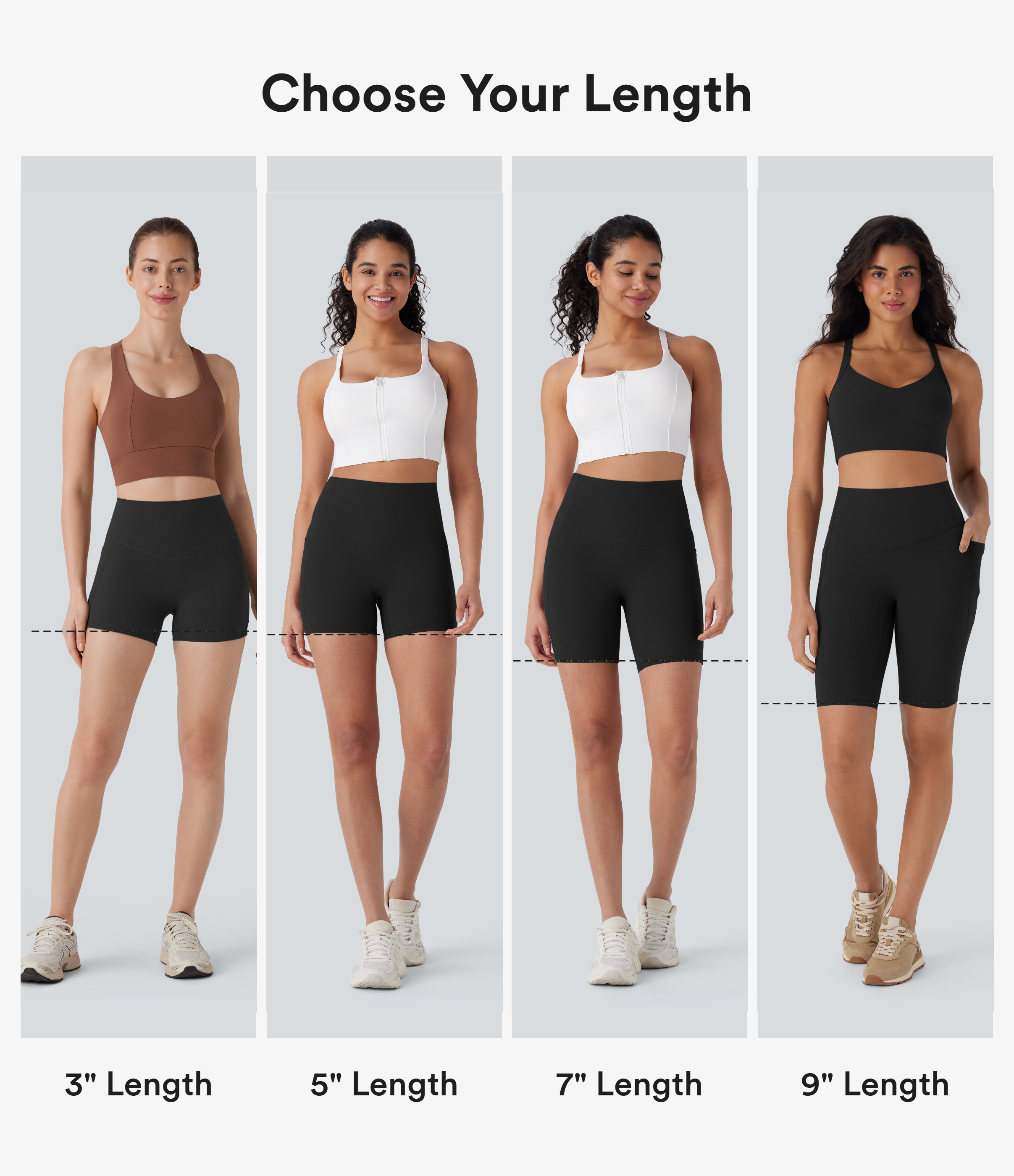 Halara UltraSculpt™ High Waisted Tummy Control Pocket Shaping Training Biker Shorts 7''