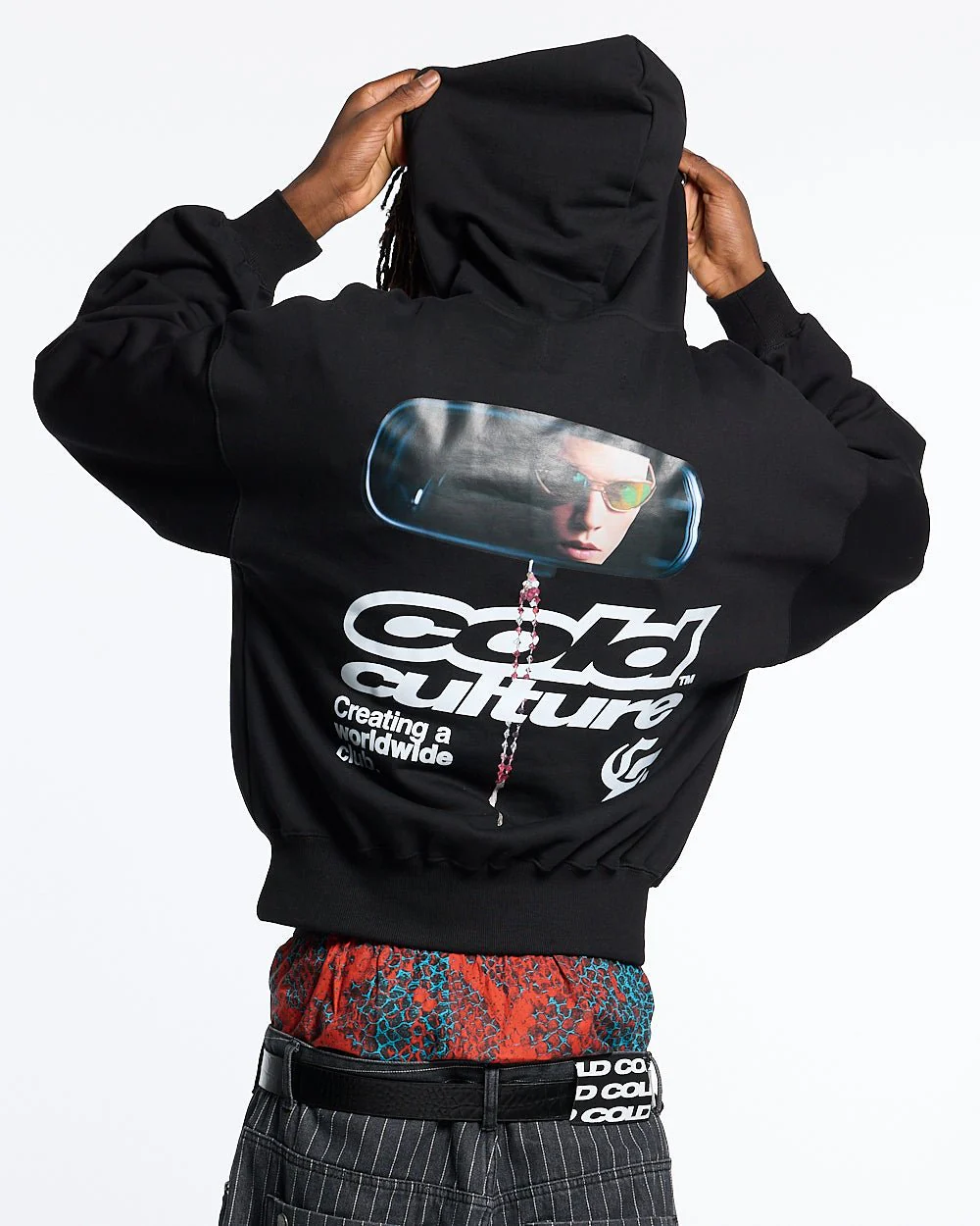 DRIVING MIRROR HOODIE BLACK