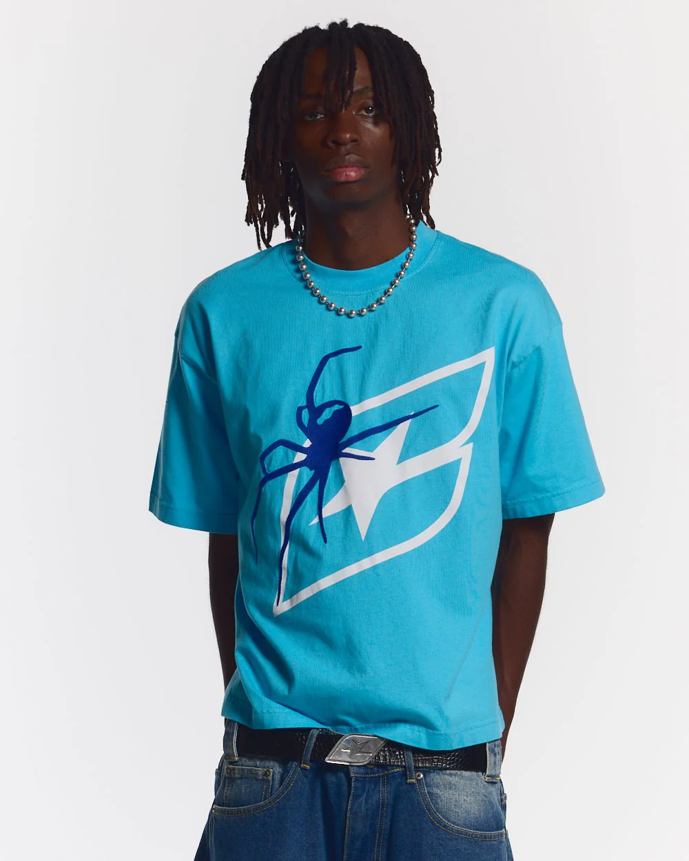 SPIDER TEE BLUE