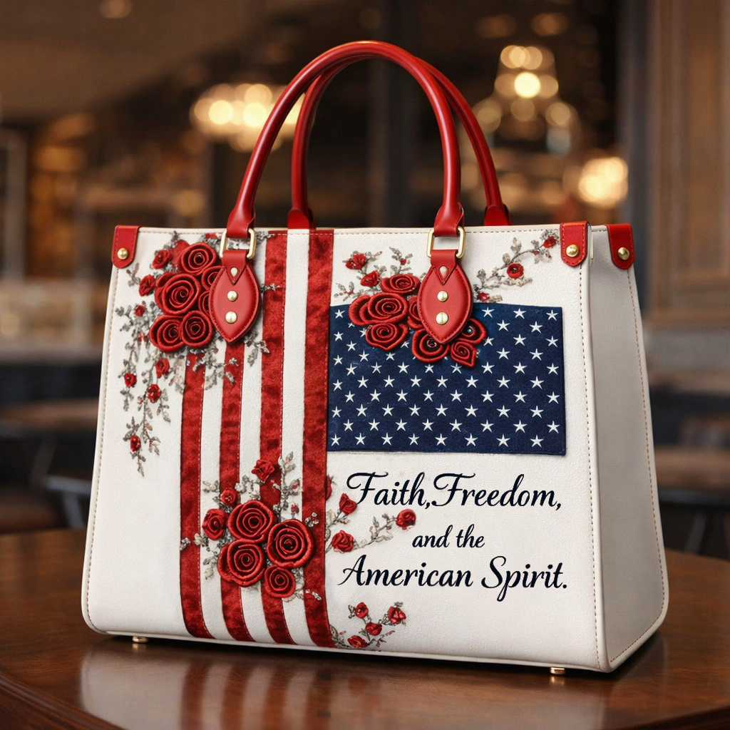 American Faith Leather Handbag