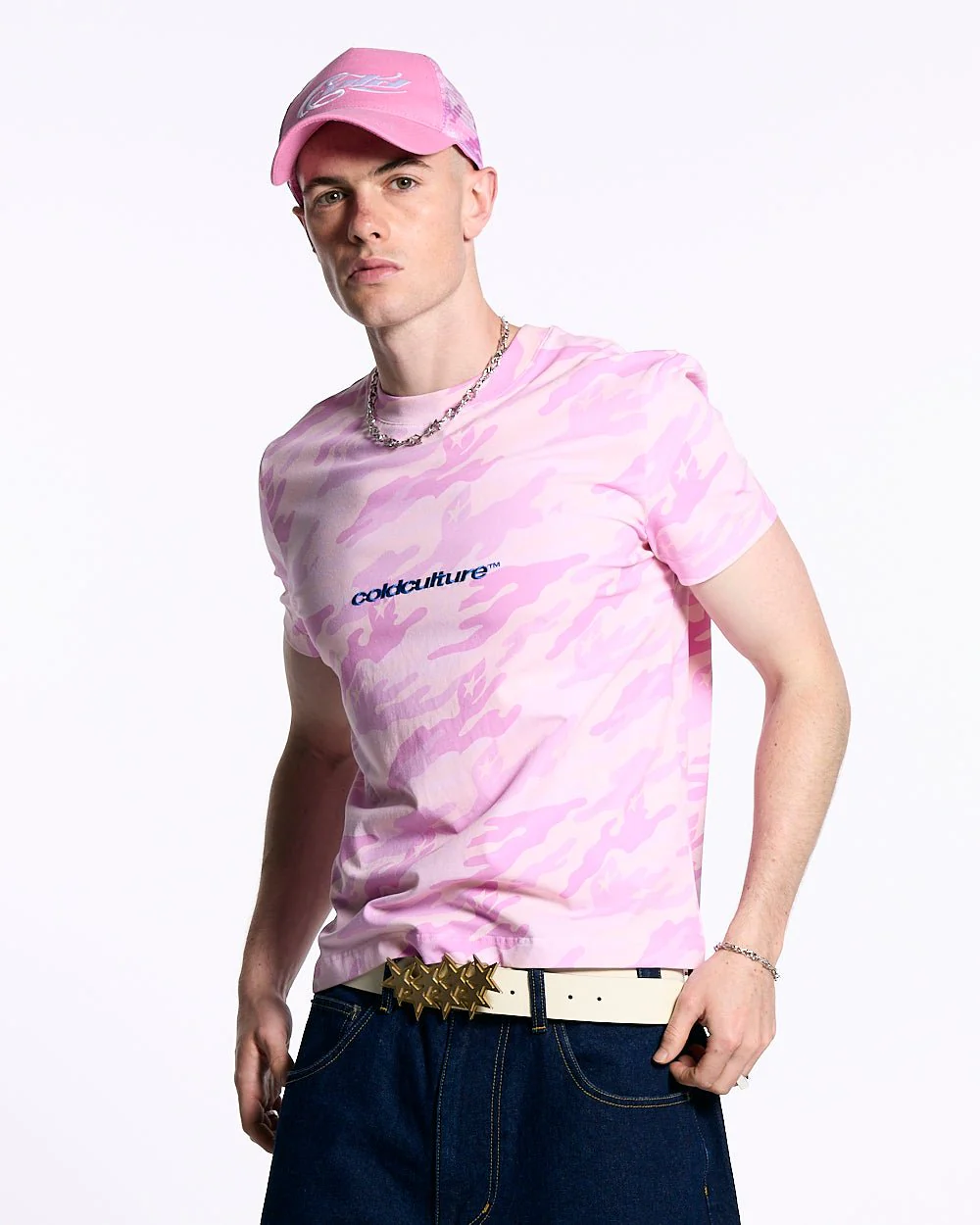 CAMO TEE PINK