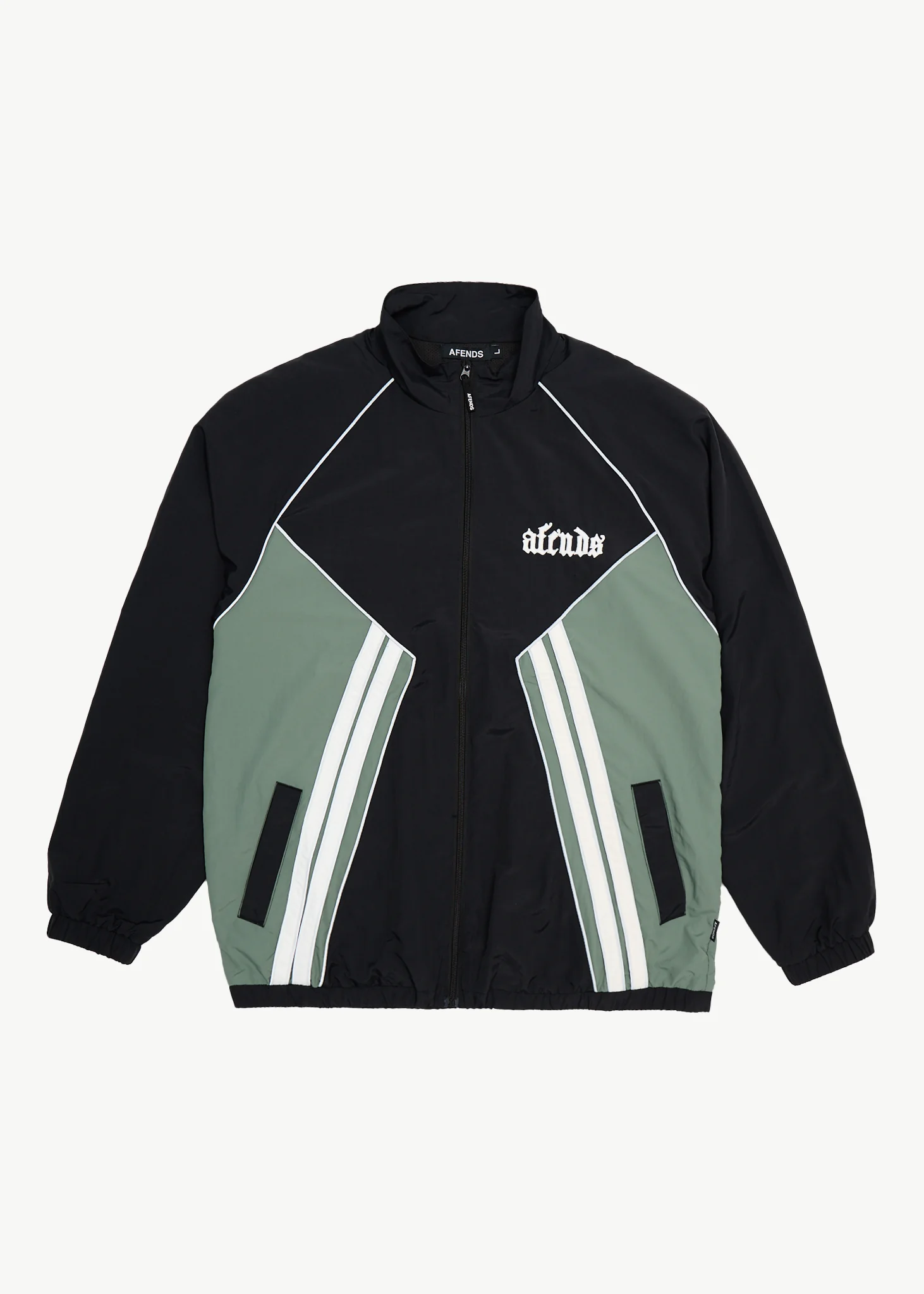 AFENDS Mens Sporting - Sports Spray Jacket - Black