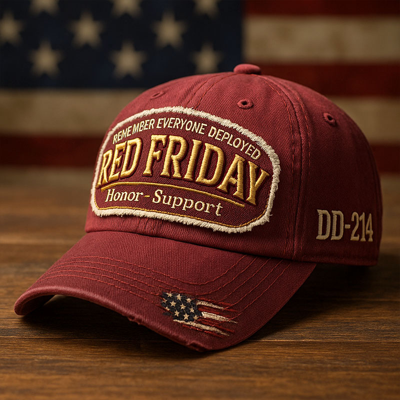 Red Friday Art Print Hat