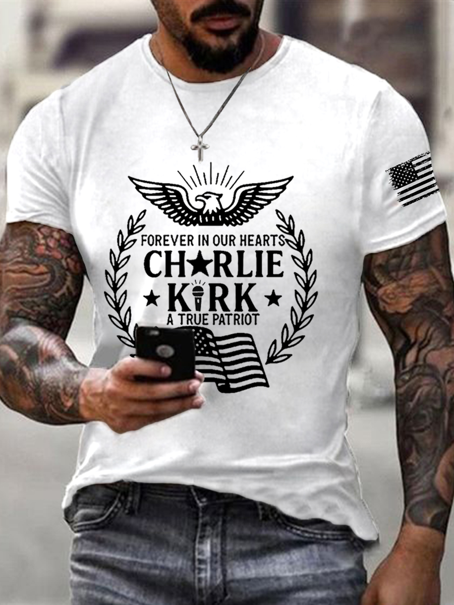 Men's R.I.P Charlie Kirk Short Sleeve  T-shirt