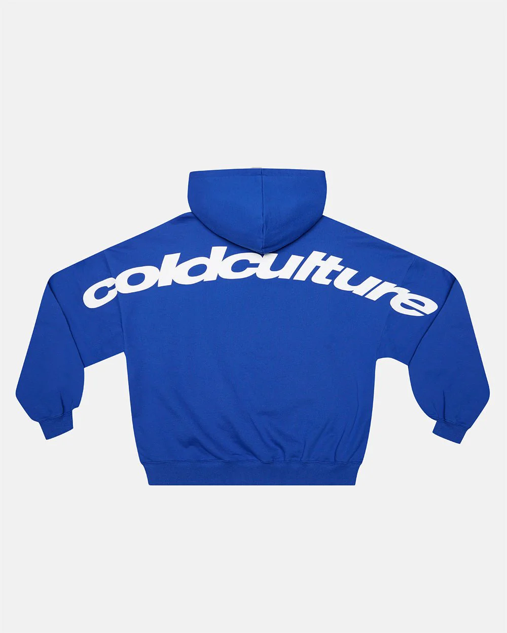CURVED HOODIE BLUE