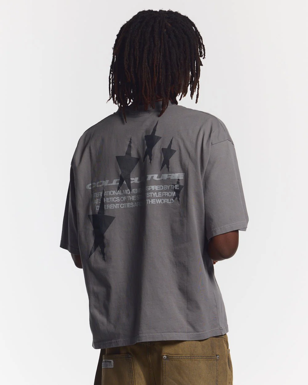 COSMOS ARC TEE SMOKEY GREY