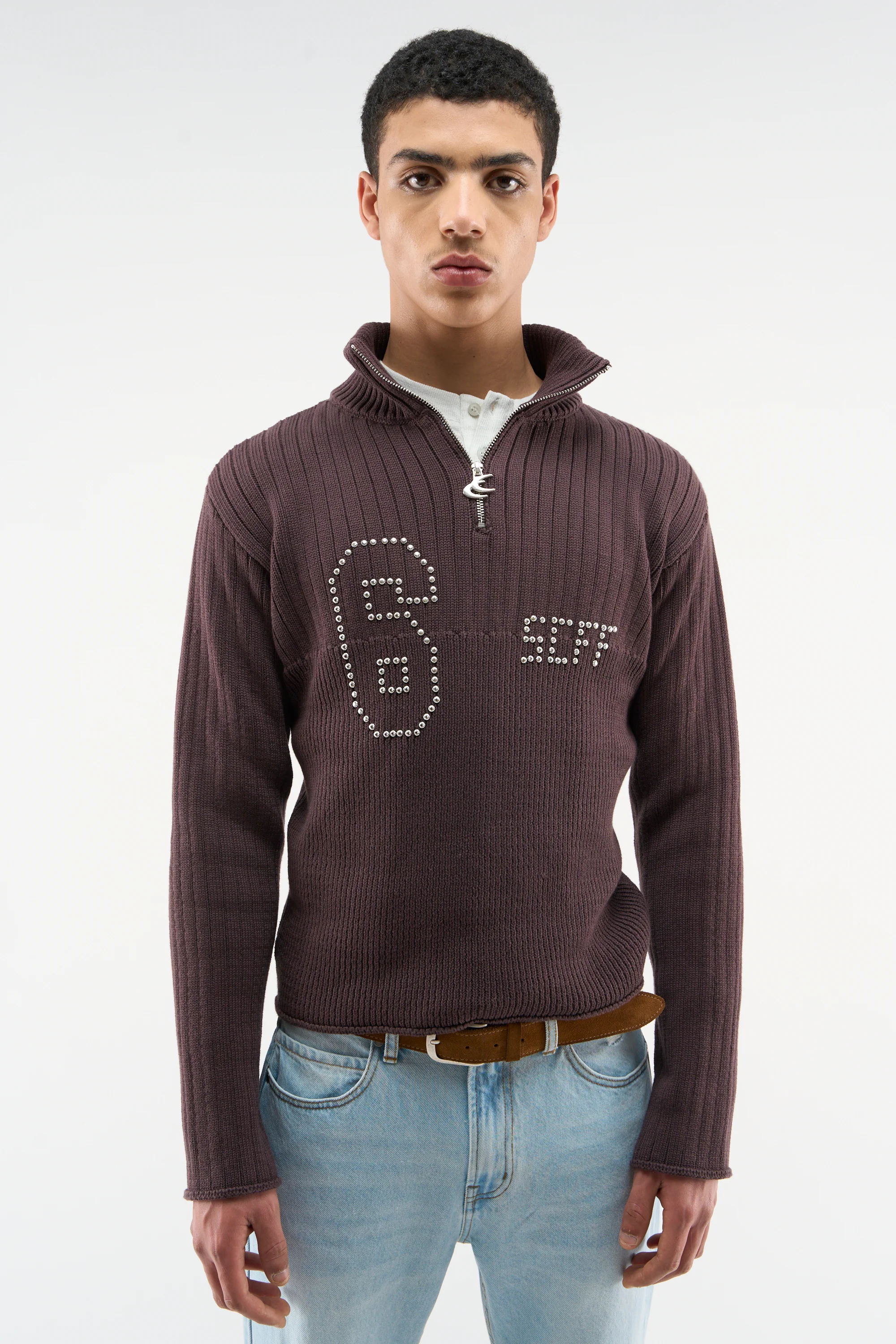 Date Burgundy Knit