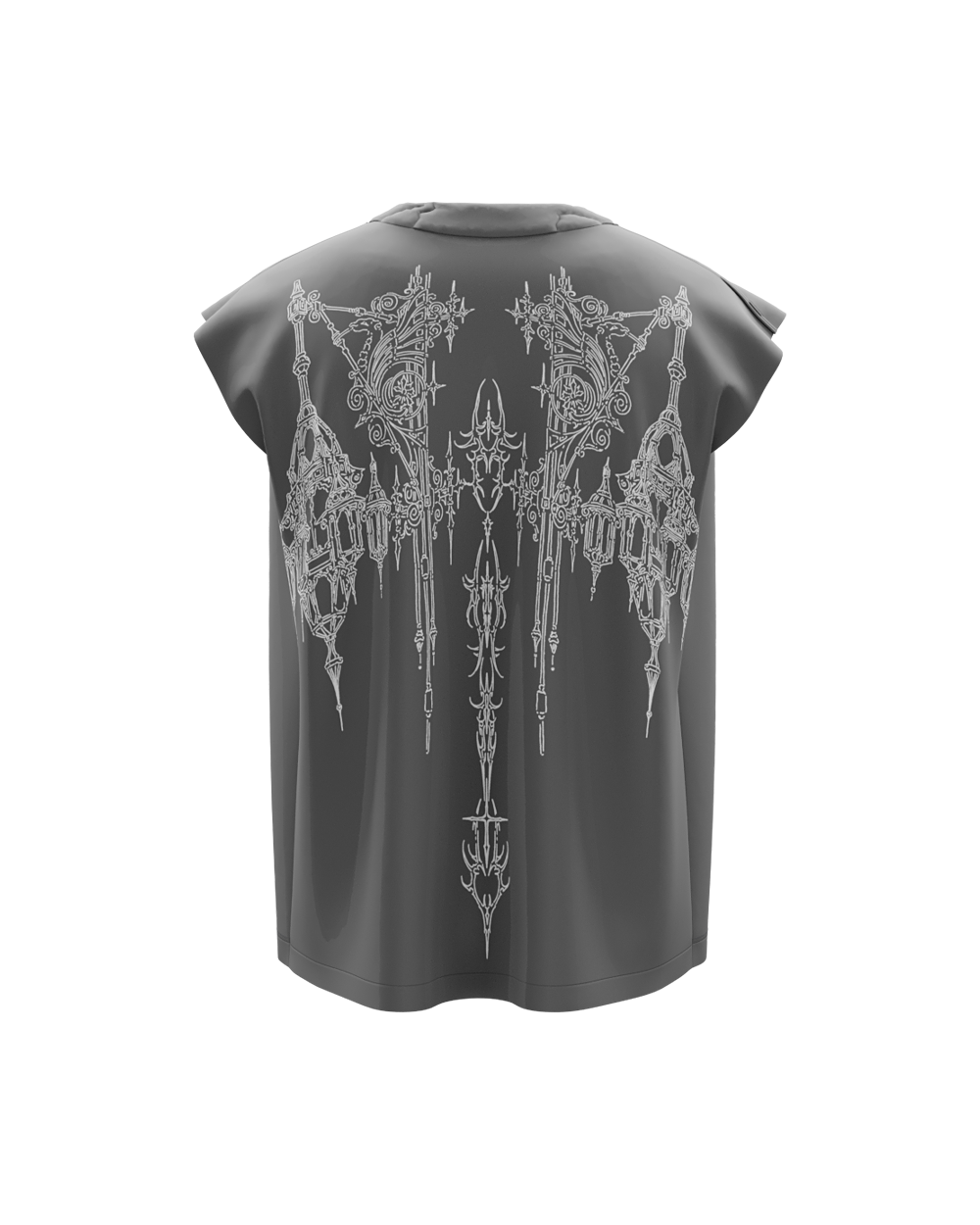 Dredge Dark Grey Unisex Boxy Vest