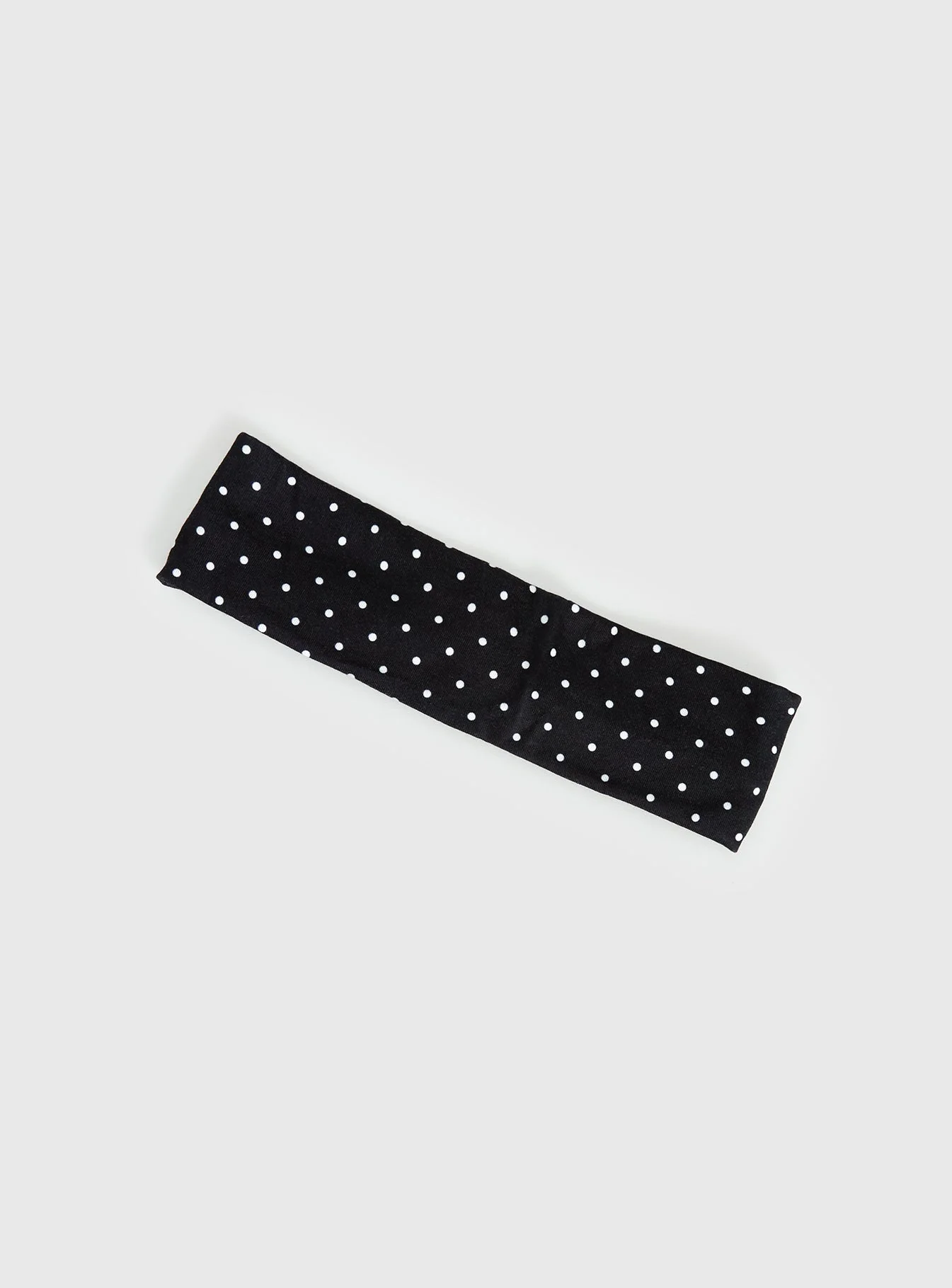 The Juney Headband Black Polka Dot