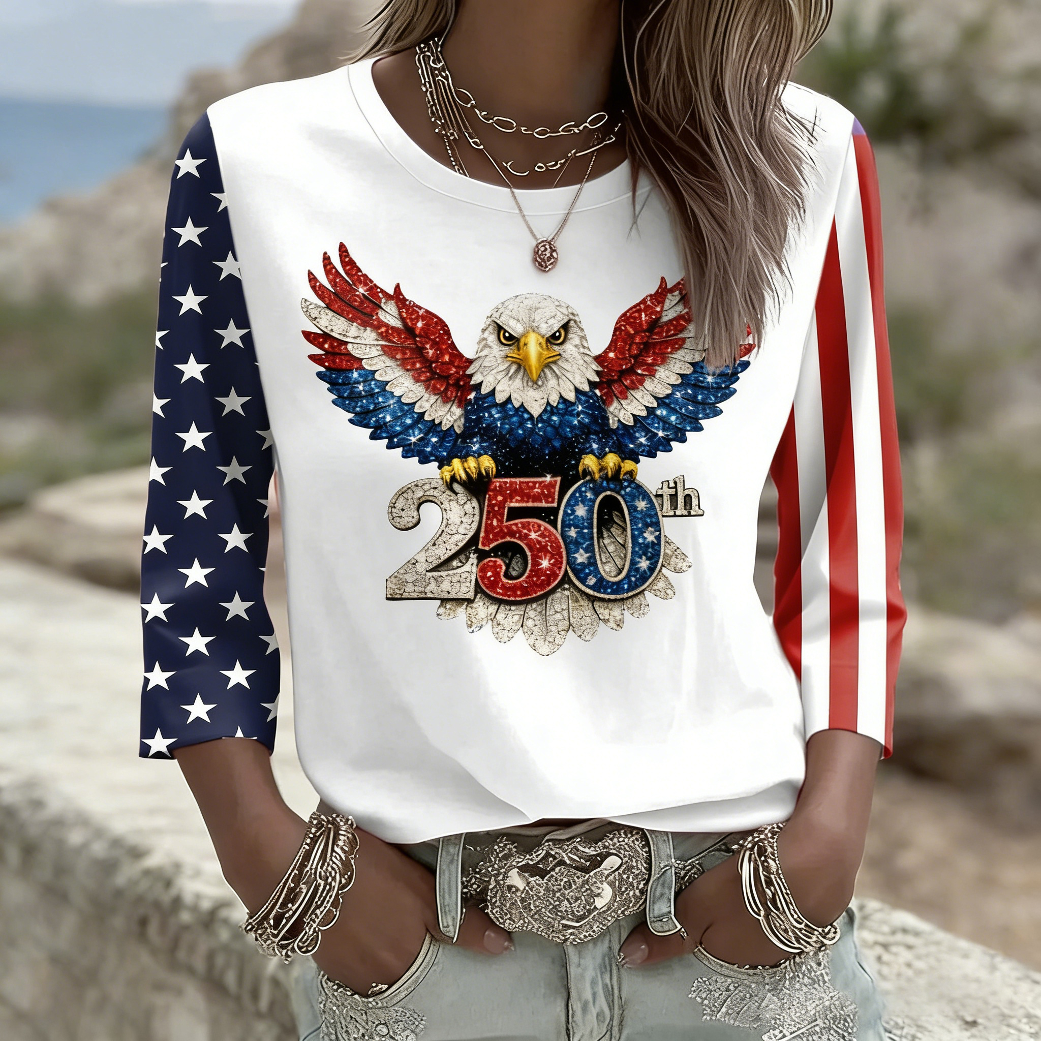 Women's  250th Anniversary Printed T-Shirt