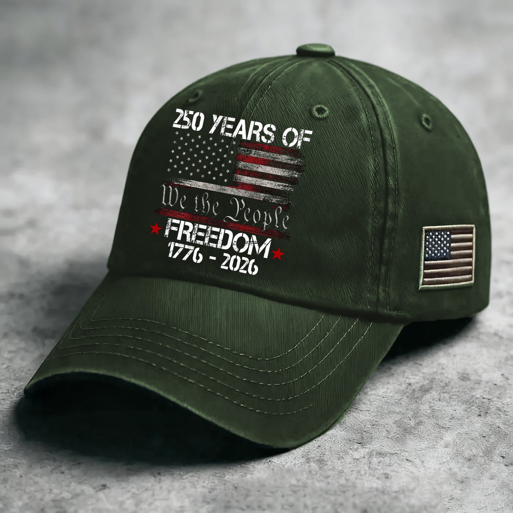 America 250th Anniversary Printed Hat