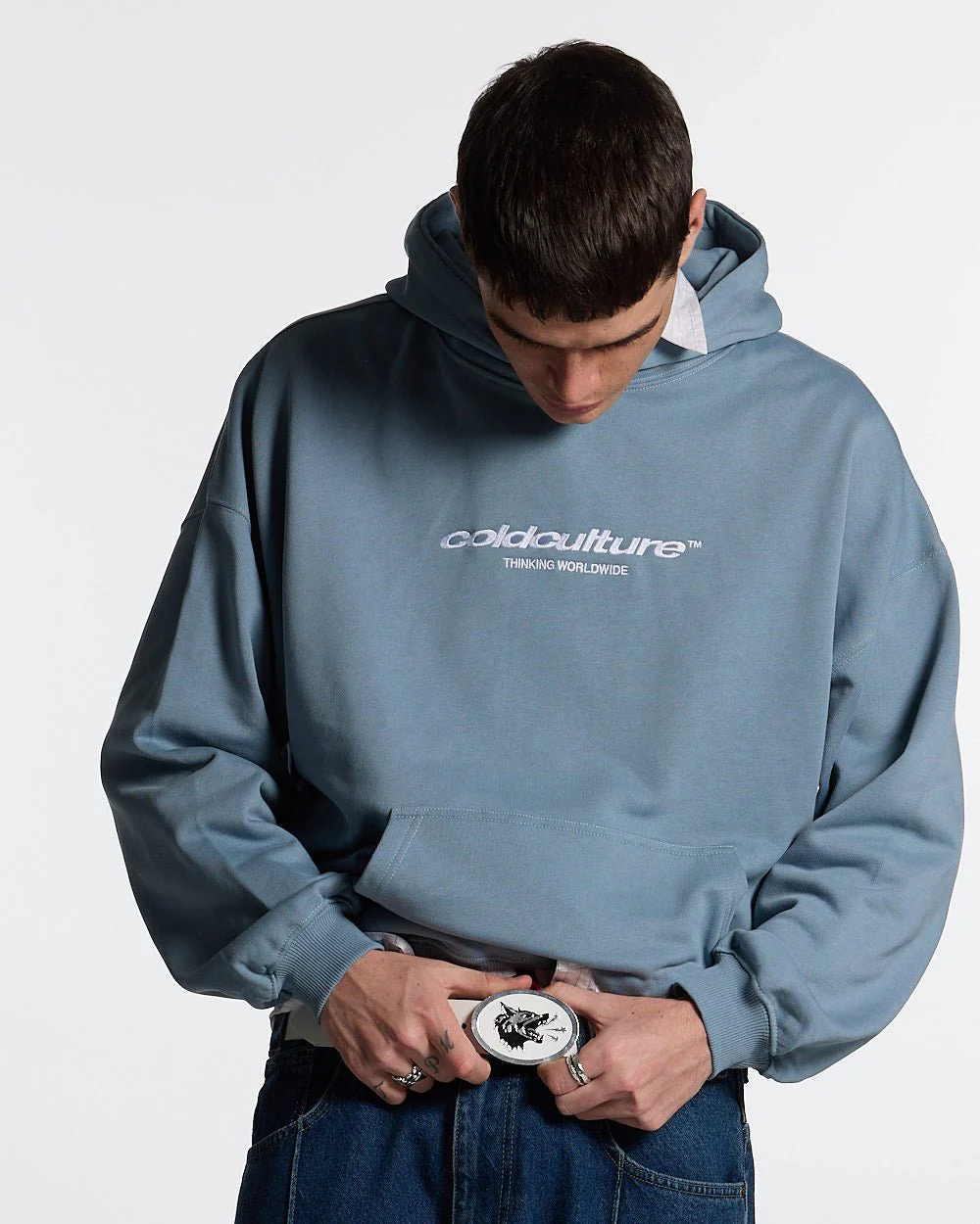 ESSENTIAL HOODIE WINDWARD BLUE